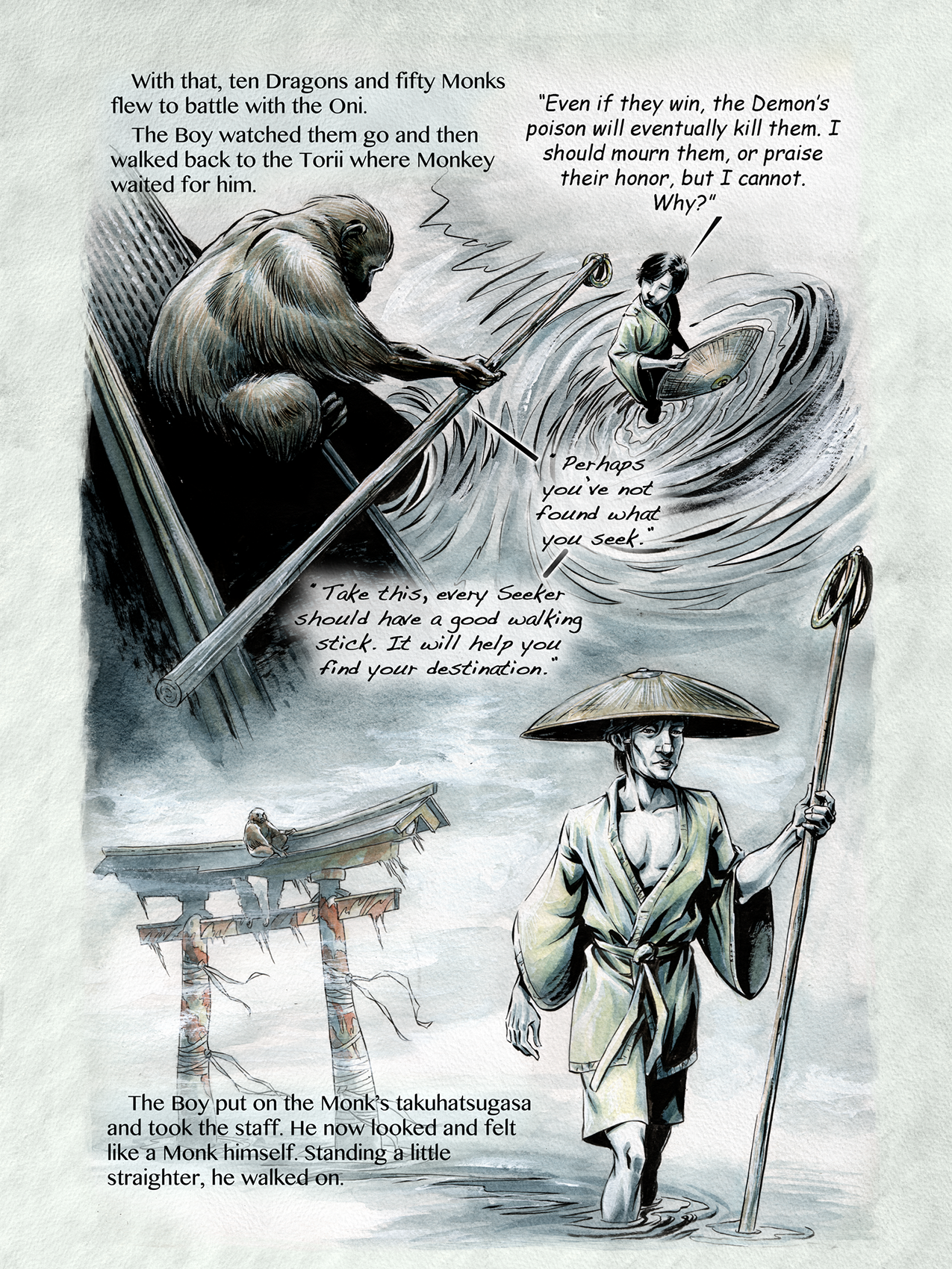 Fables for Japan, Book 1: Boy in the Water