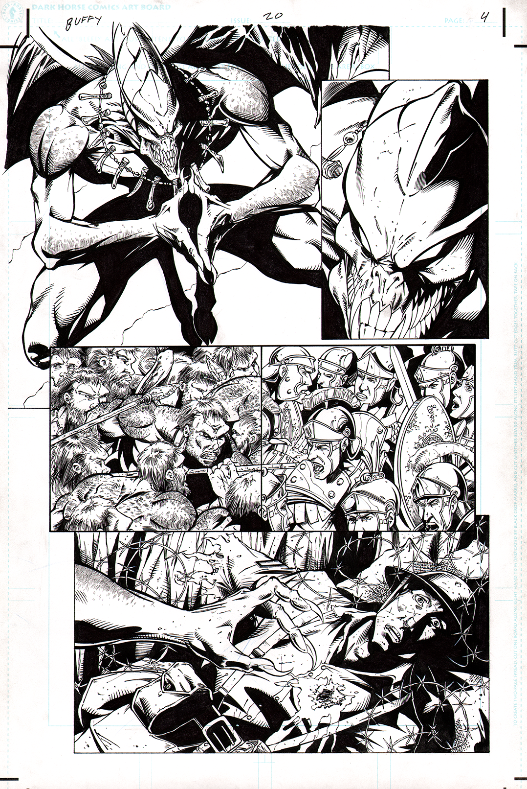 Buffy the Vampire Slayer #20, Inked by Curtis Arnold