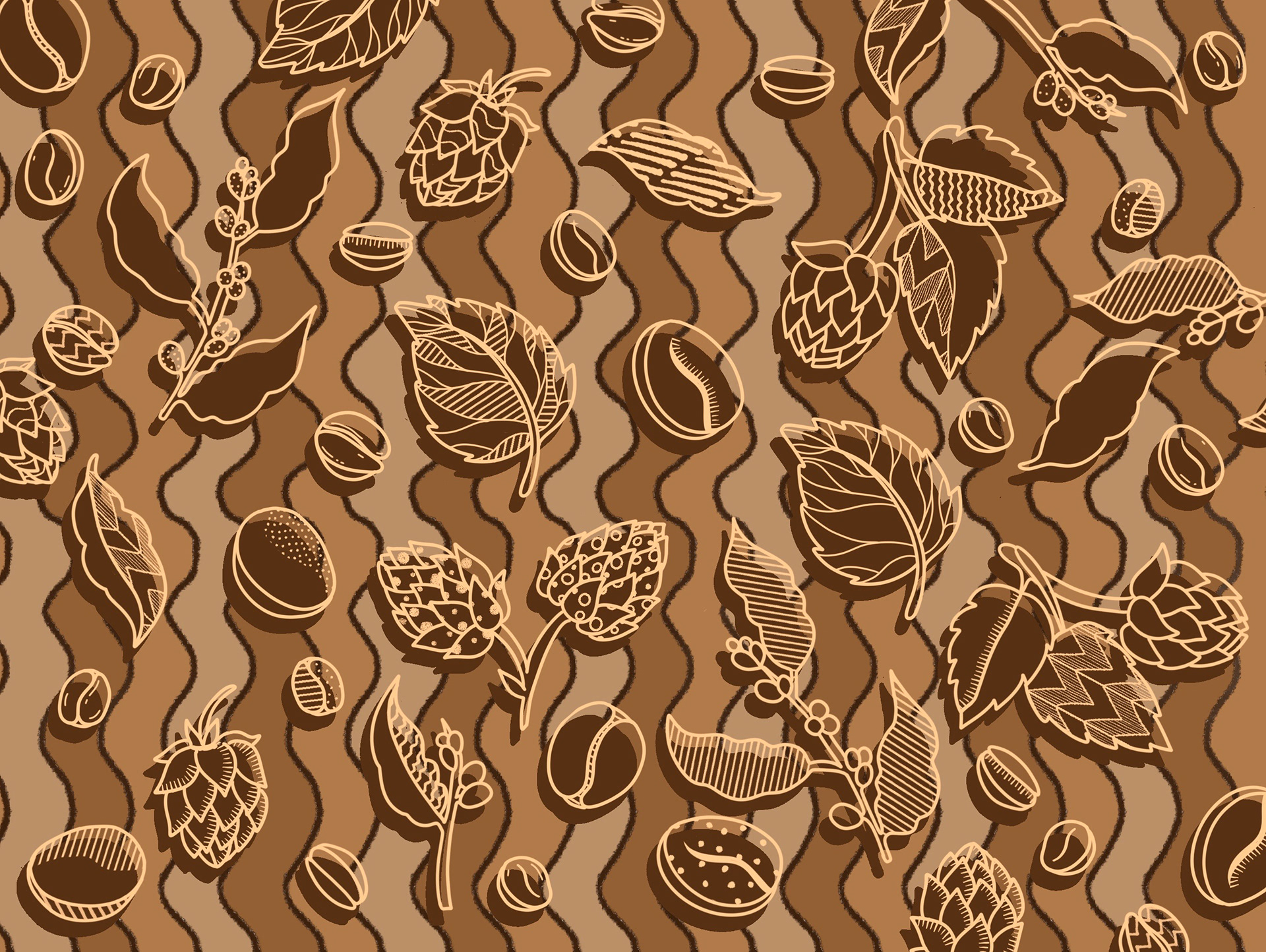 coffee stout pattern