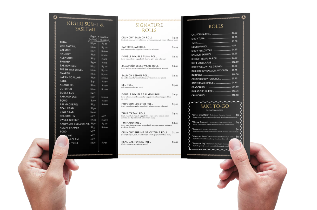 To-Go Menu