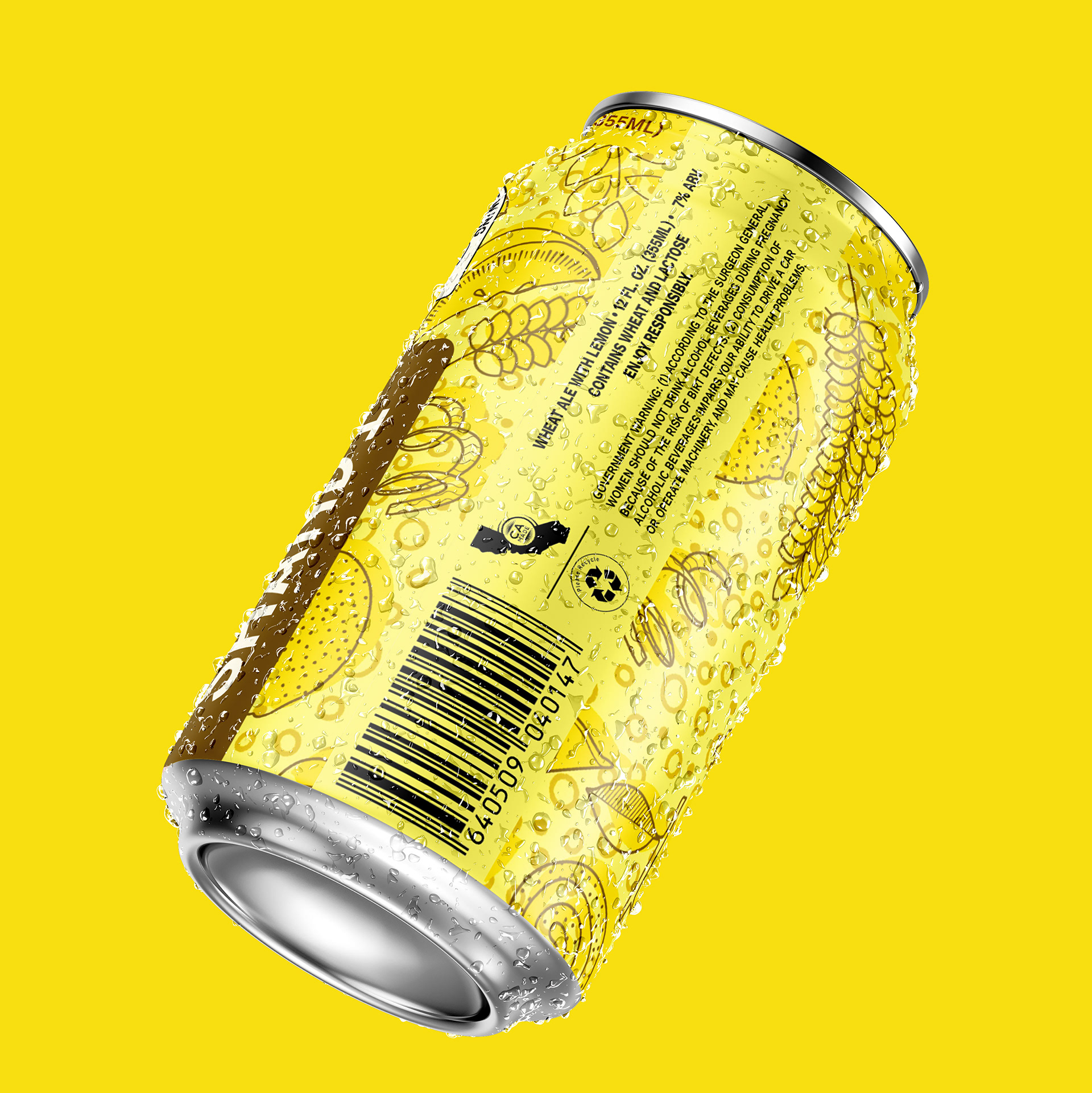 Lemon Shandy Can (Back)
