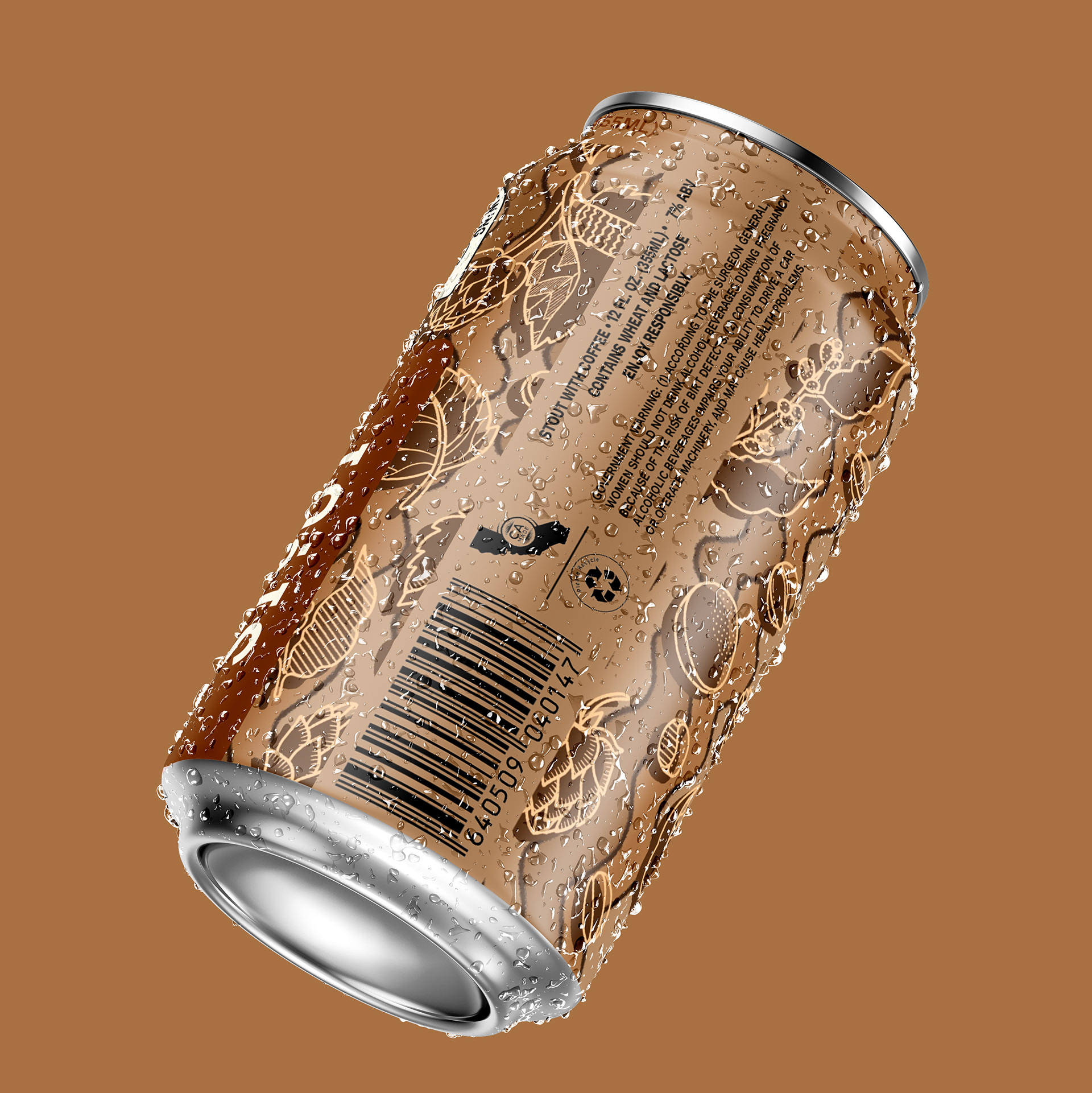 Coffee Stout Can (Back)