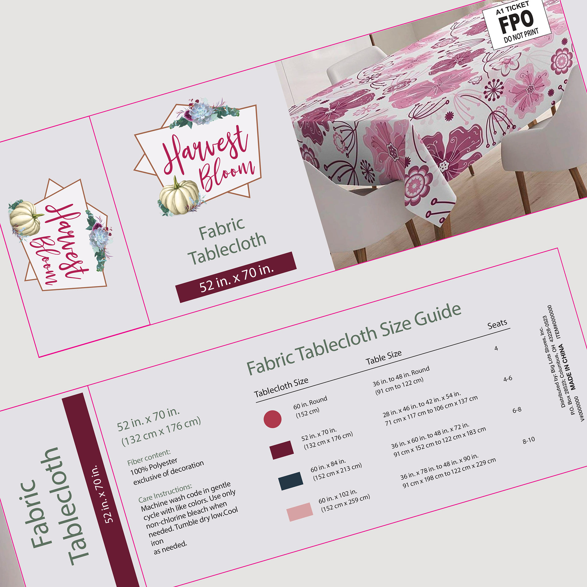 Coordinated packaging across multiple household product categories