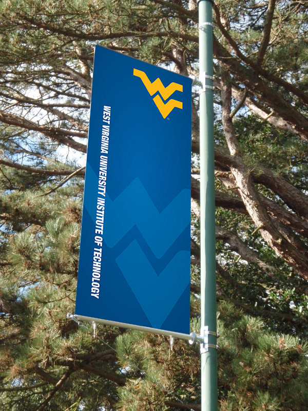 Environmental signage and outdoor advertising for campus communications