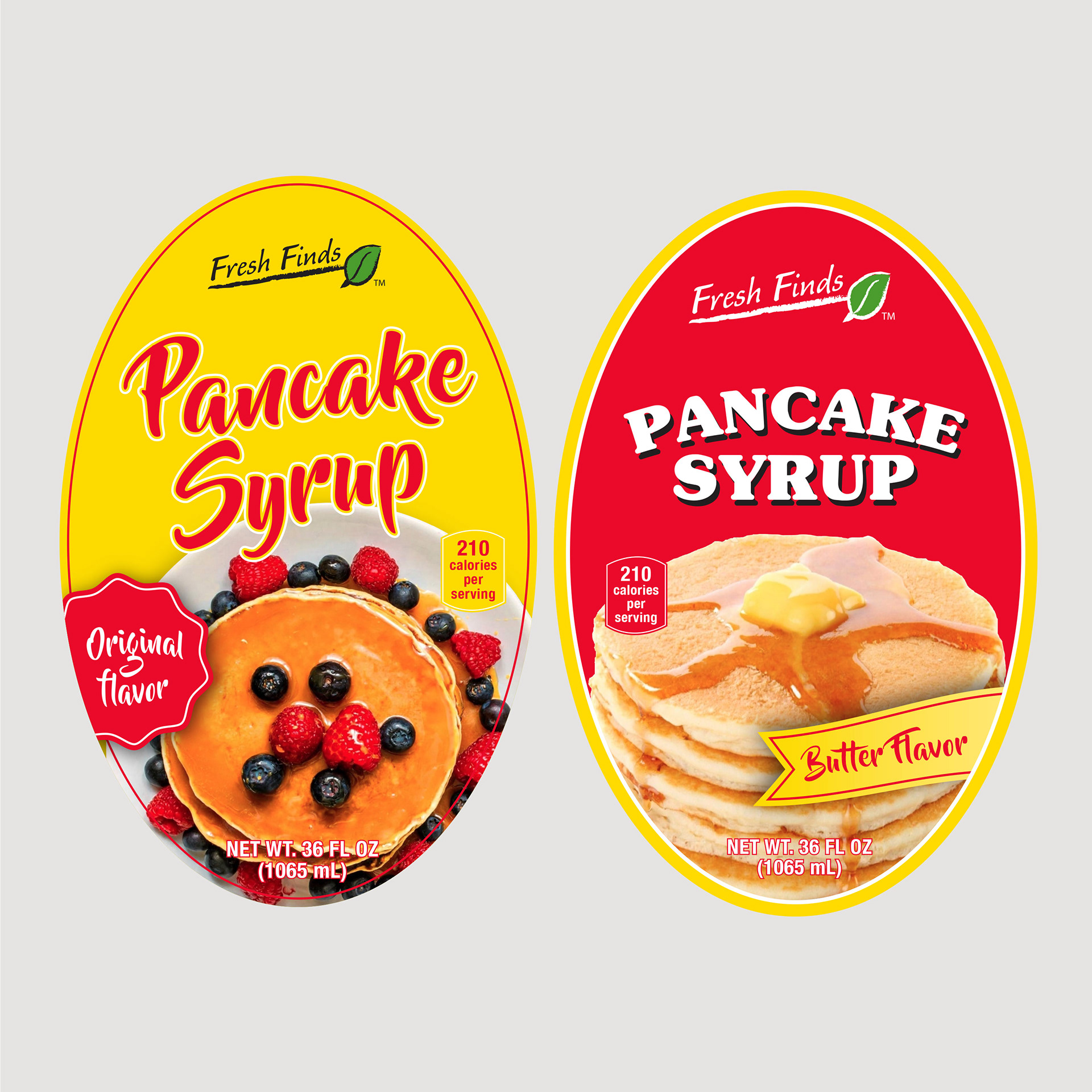 Label design concepts exploring multiple visual directions