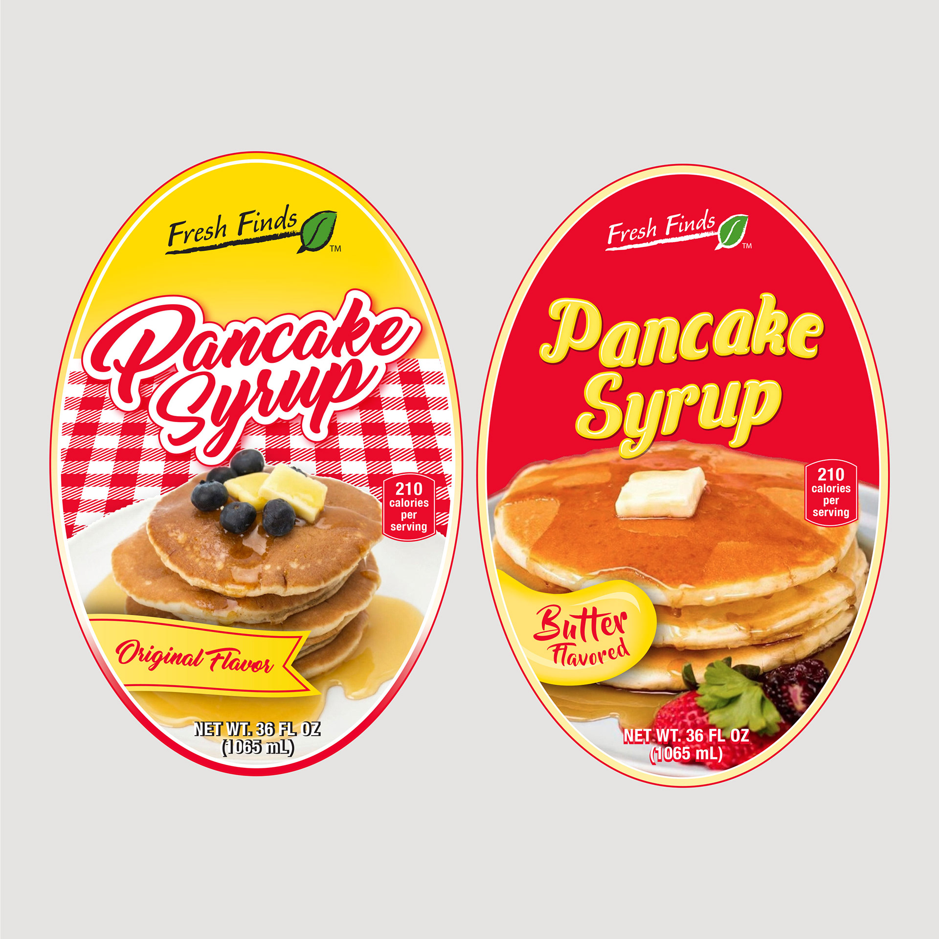 Label design concepts exploring multiple visual directions