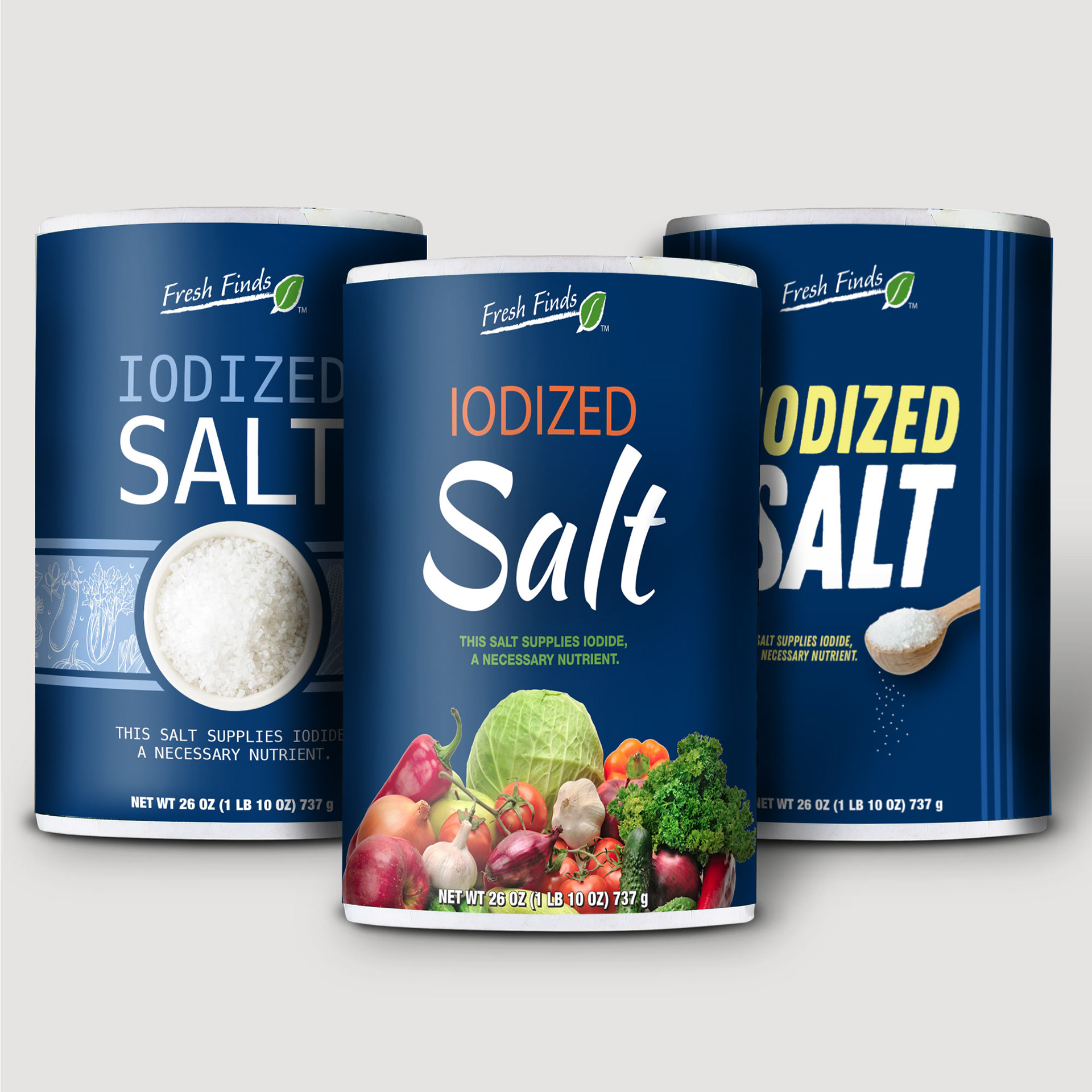 Label design concepts exploring multiple visual directions