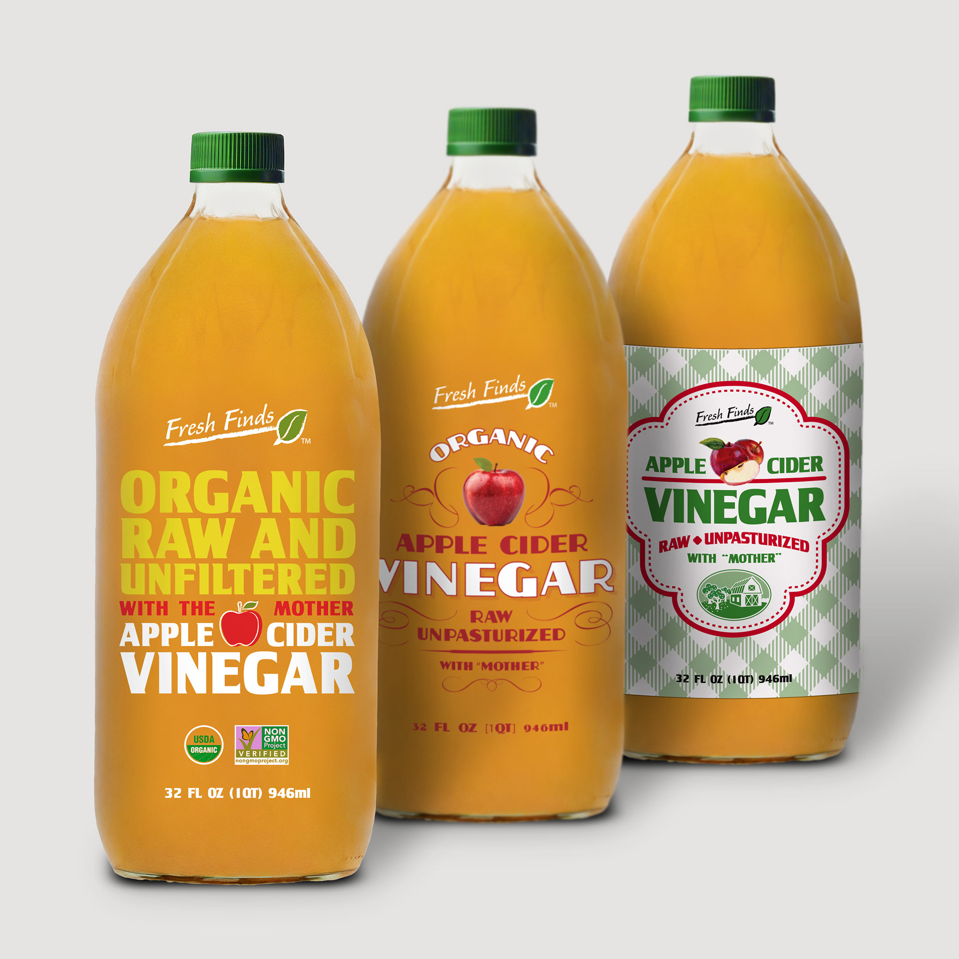 Label design concepts exploring multiple visual directions