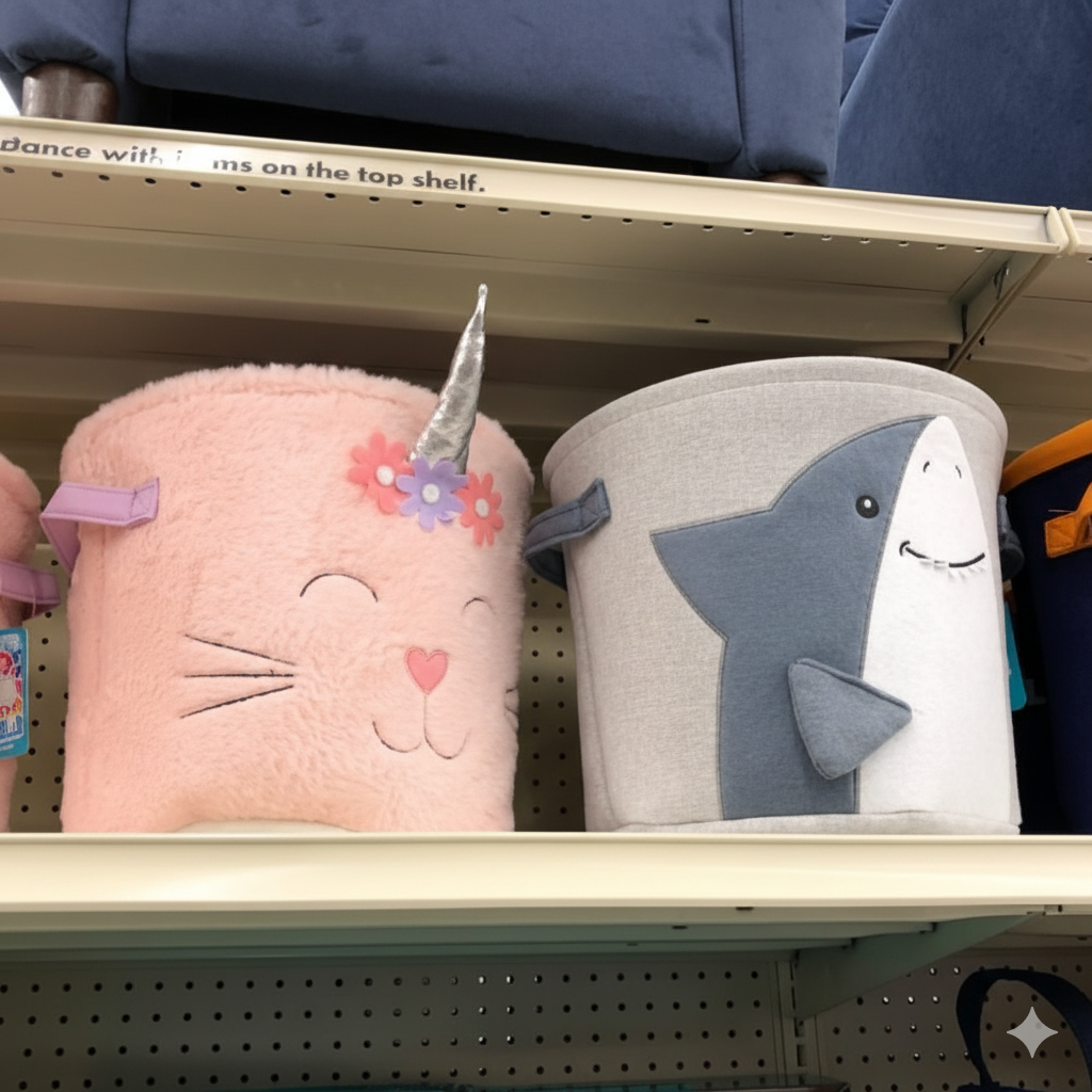 Kids’ private label packaging — in-store presentation