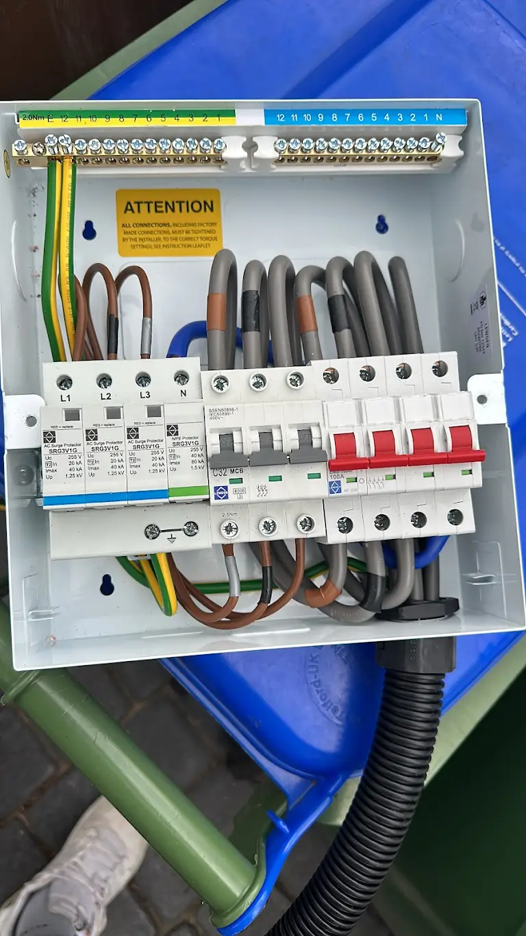 Fuse board installation