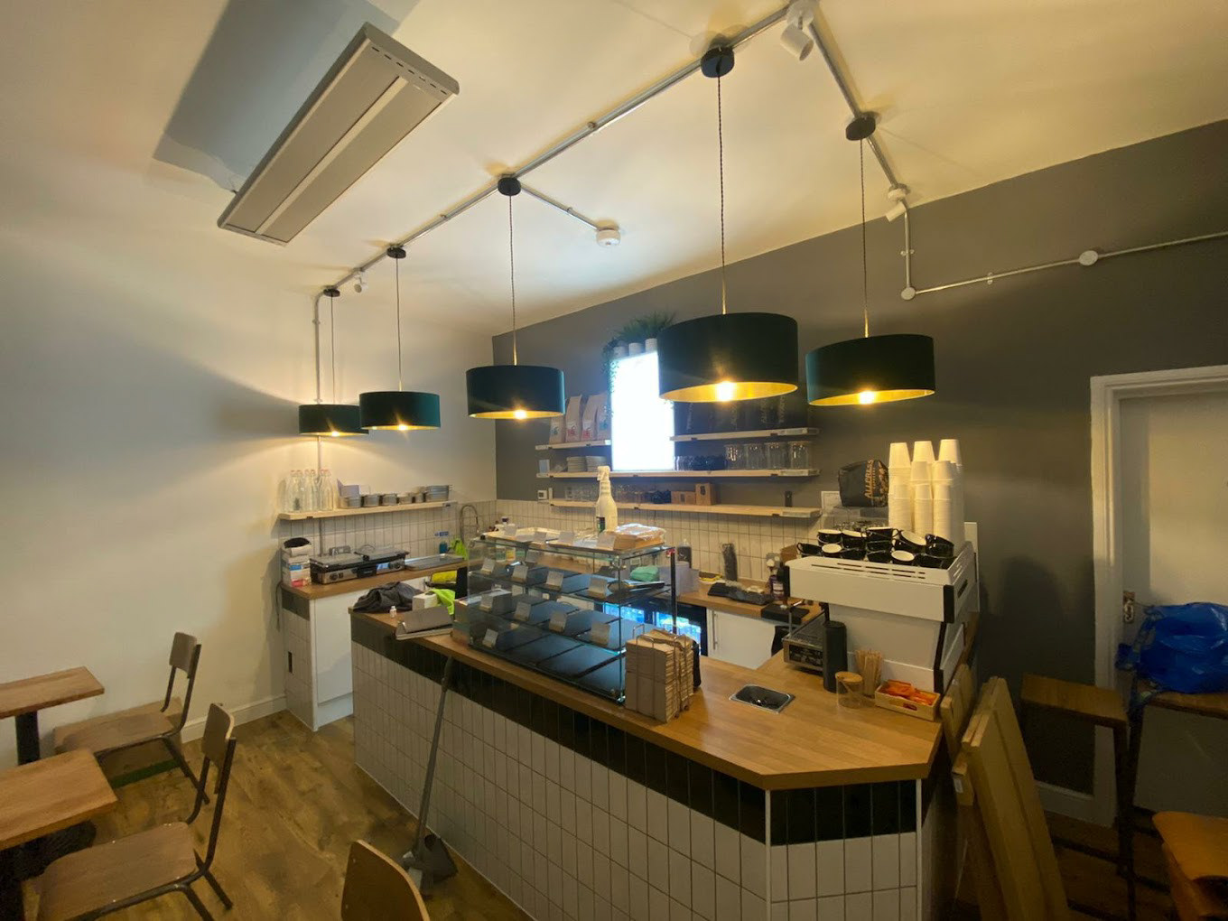 Commercial lighting installation