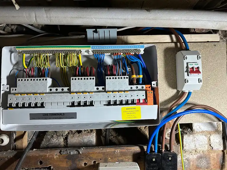 Fuse board installation