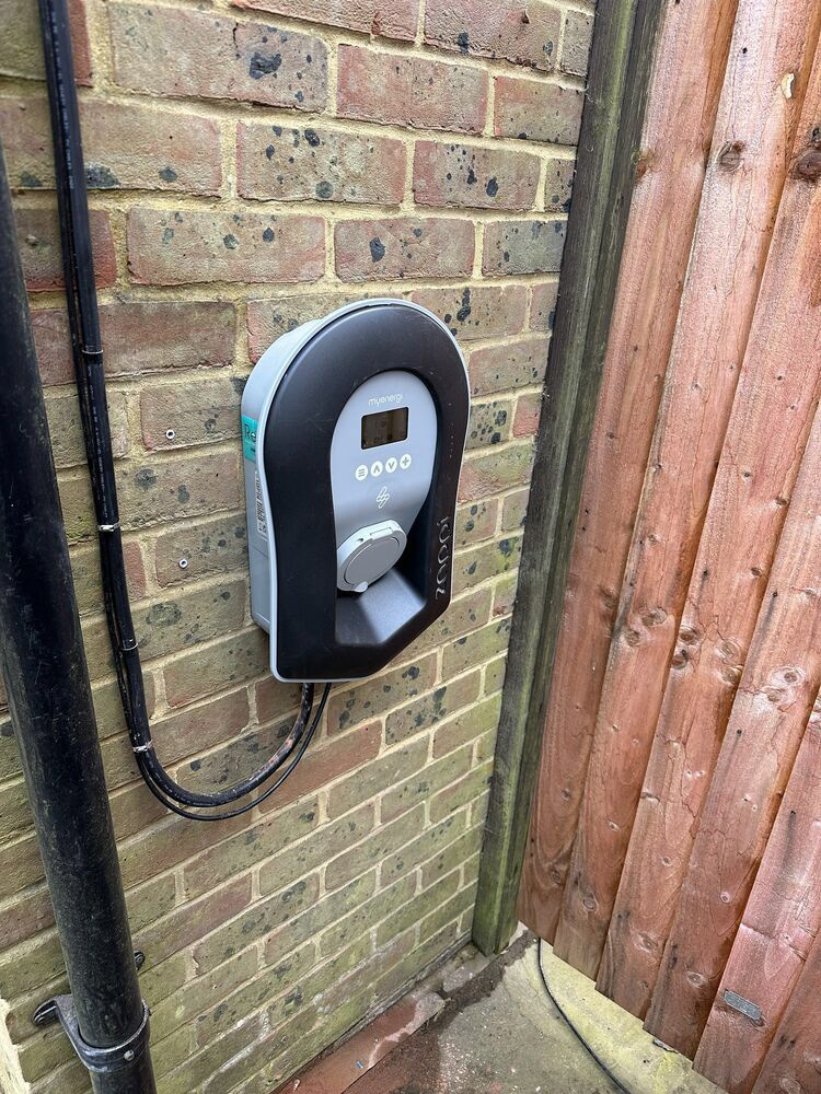 Electric Vehicle Charger Installed