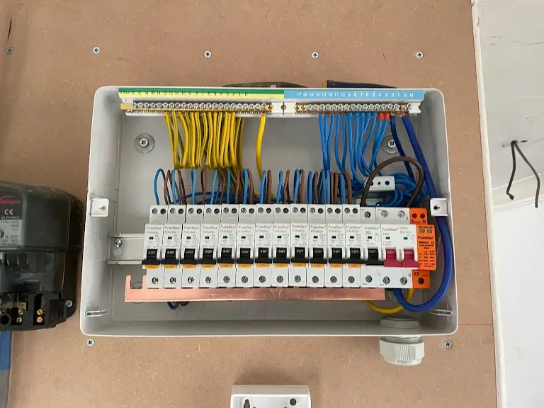 Fuse board installation