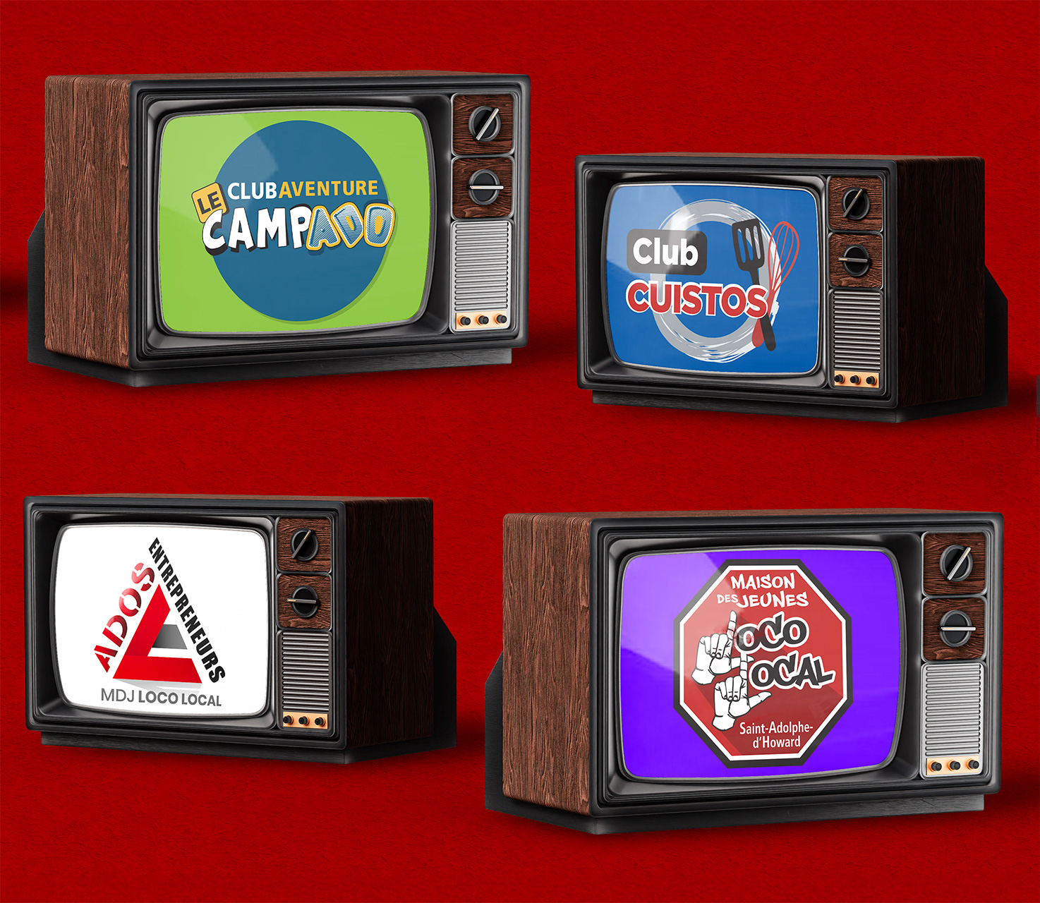 Logos Maison des Jeunes de Saint-Adolphe-d'Howard