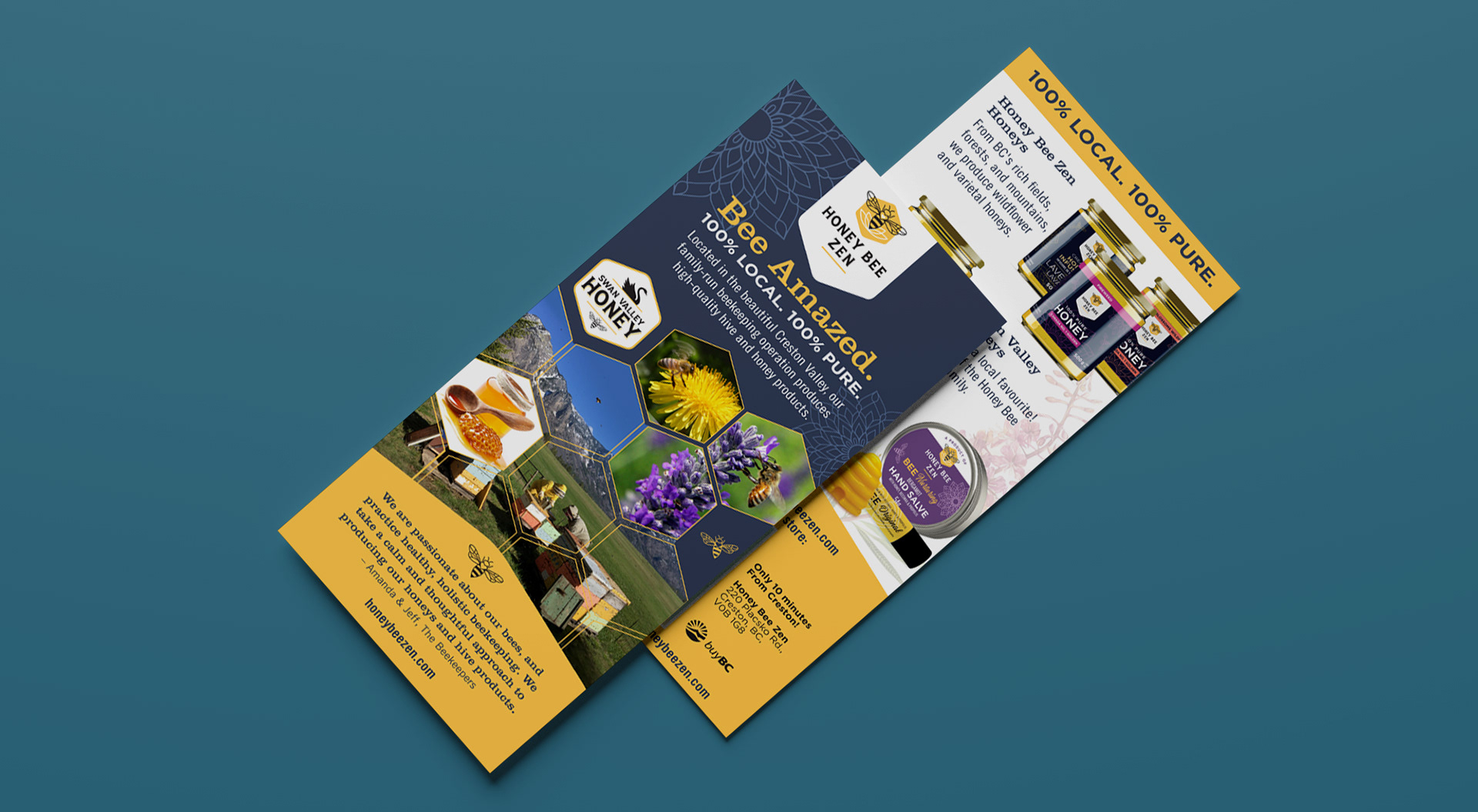 Honey Bee Zen rack cards