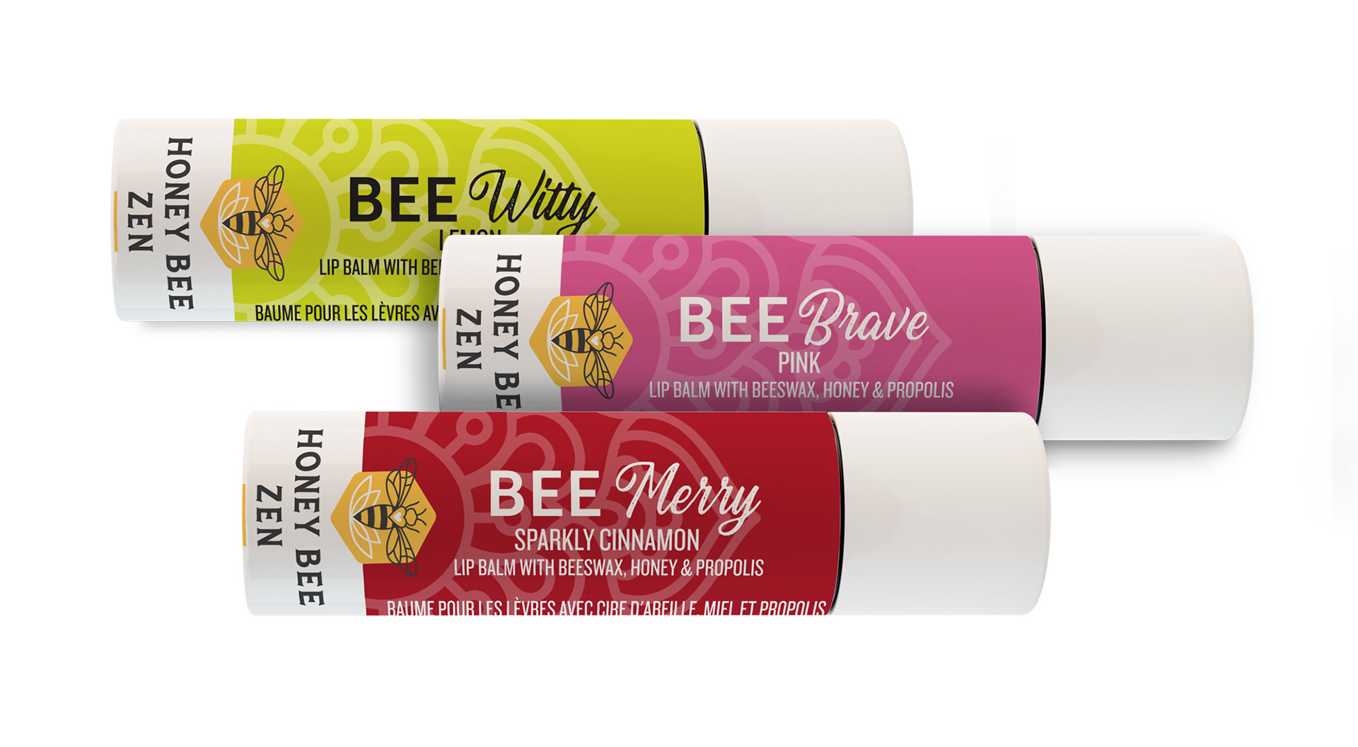 Honey Bee Zen lip balm