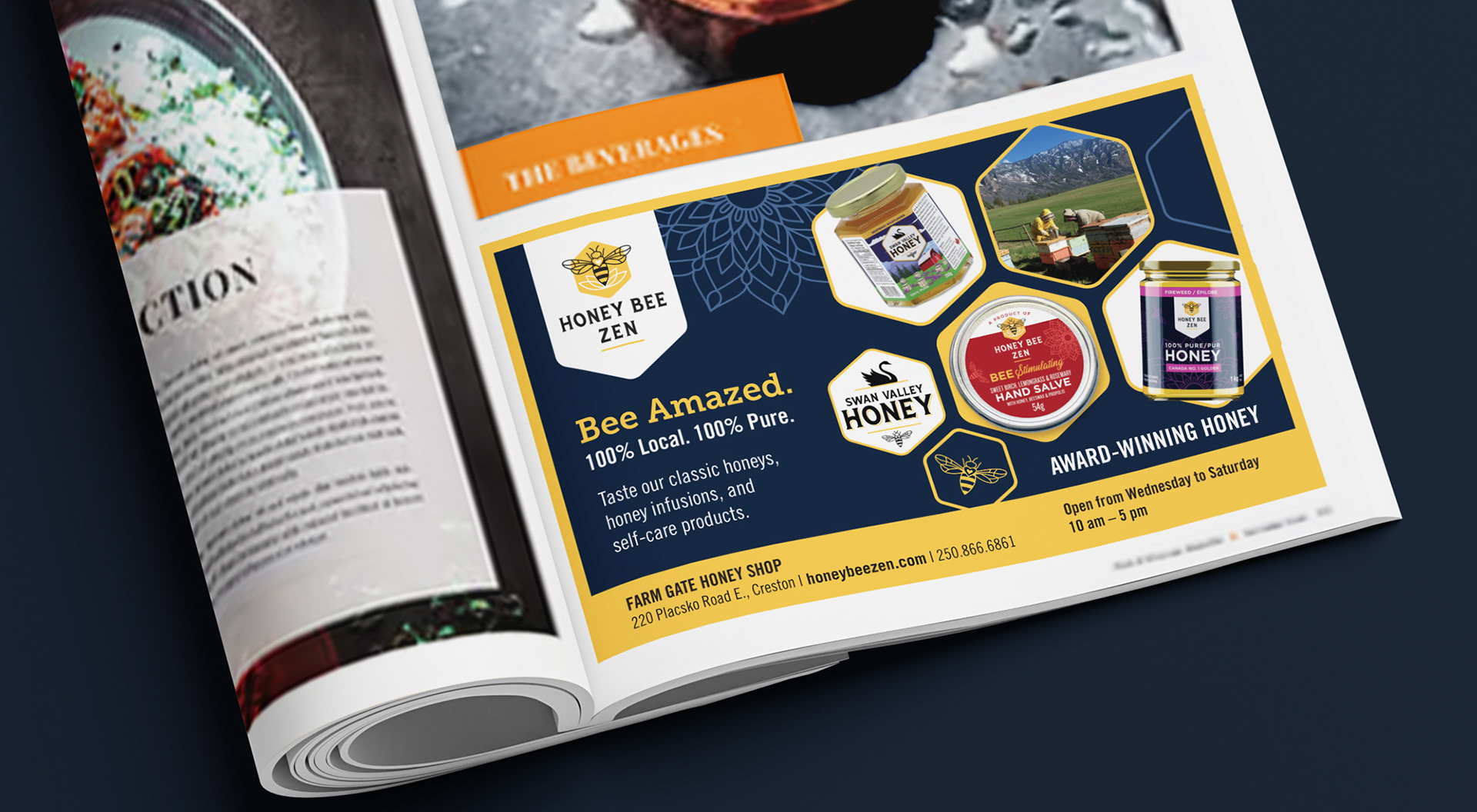 Honey Bee Zen advertising campaign