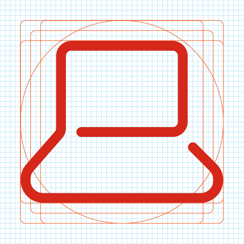 Ikon utviklet i grid