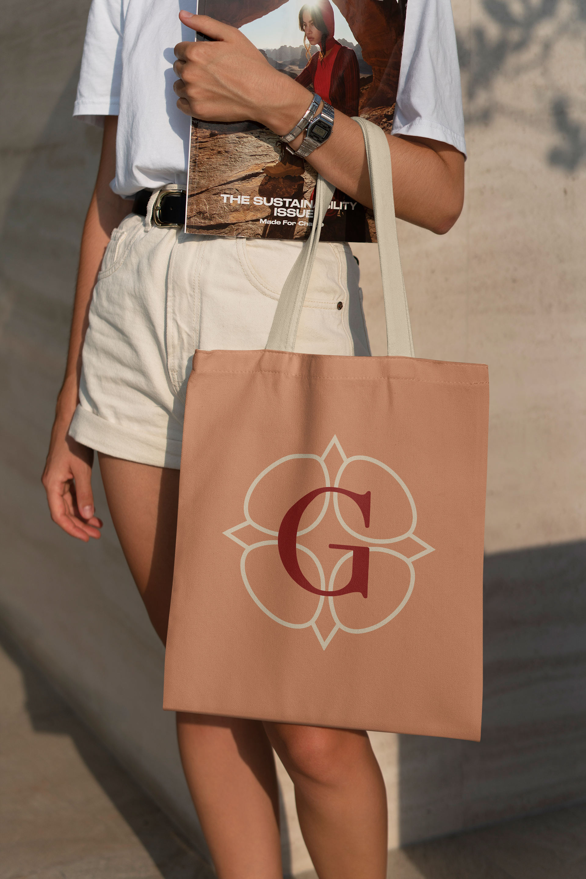 Totebag med logoikon