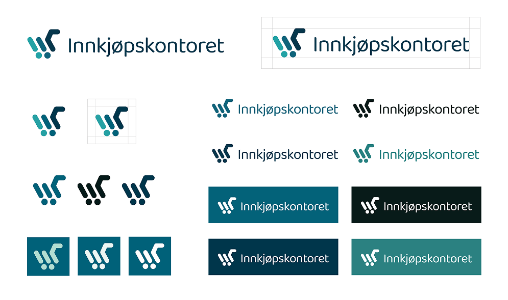 Logo og ikon - primær og sekundær farger