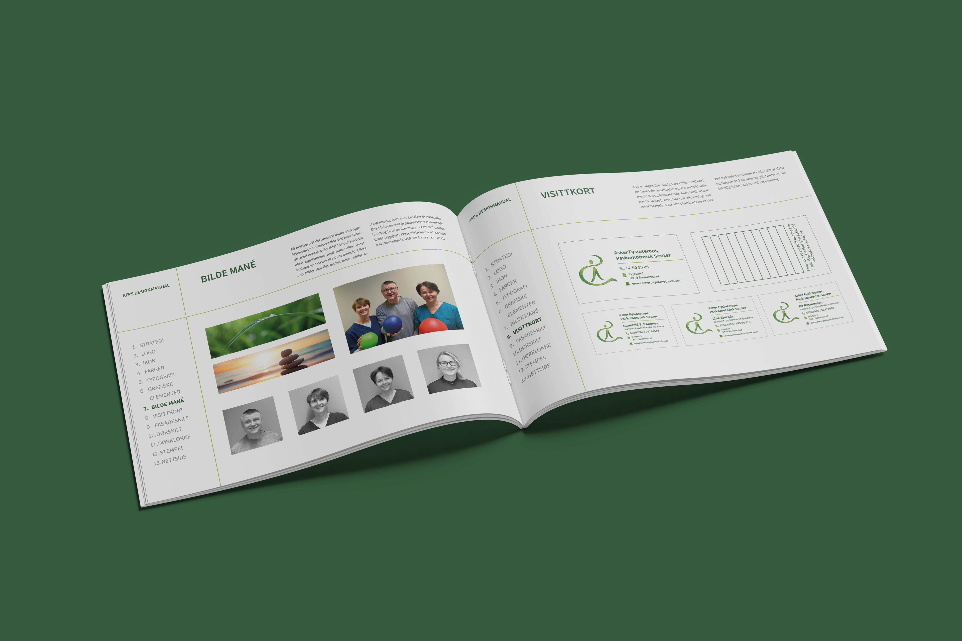 Designmanual: Bilde mané og visittkort
