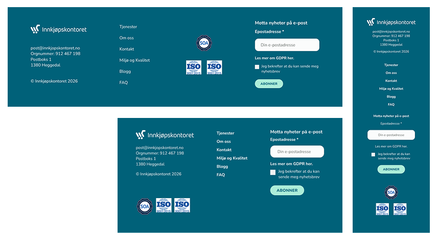 Navigasjon: Footer