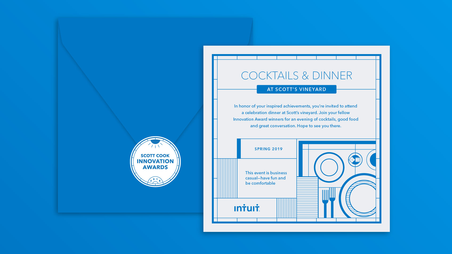 Innovation Award Dinner Invitation