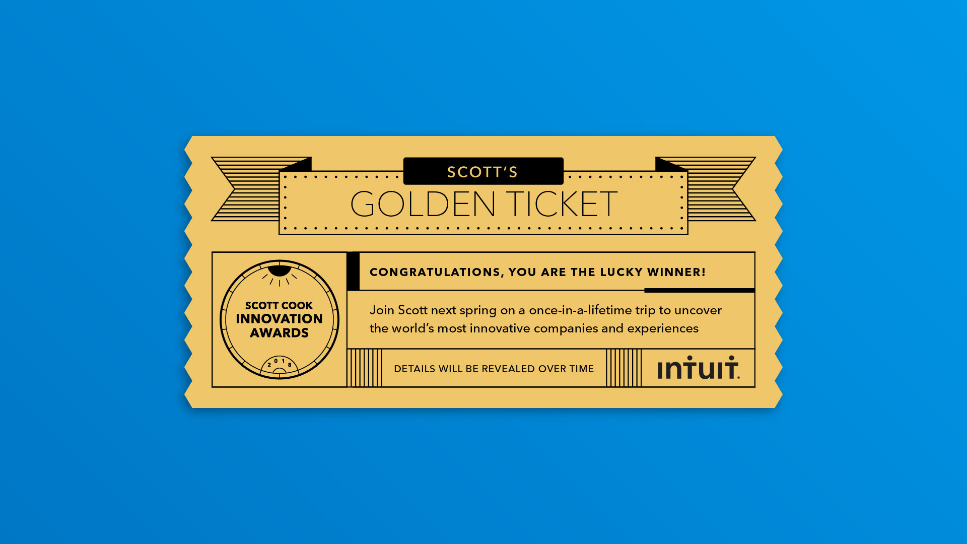 Innovation Award Trip Invitation