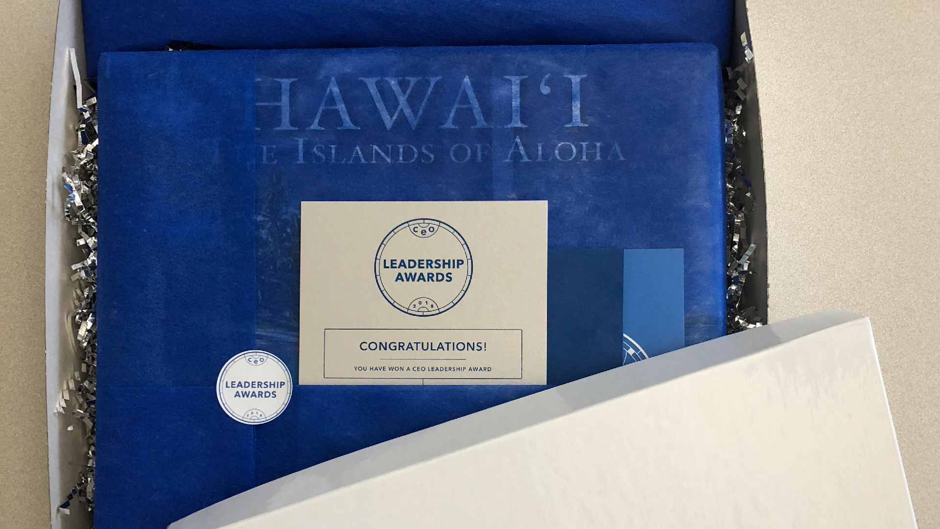 CEO Leadership Awards Gift Box