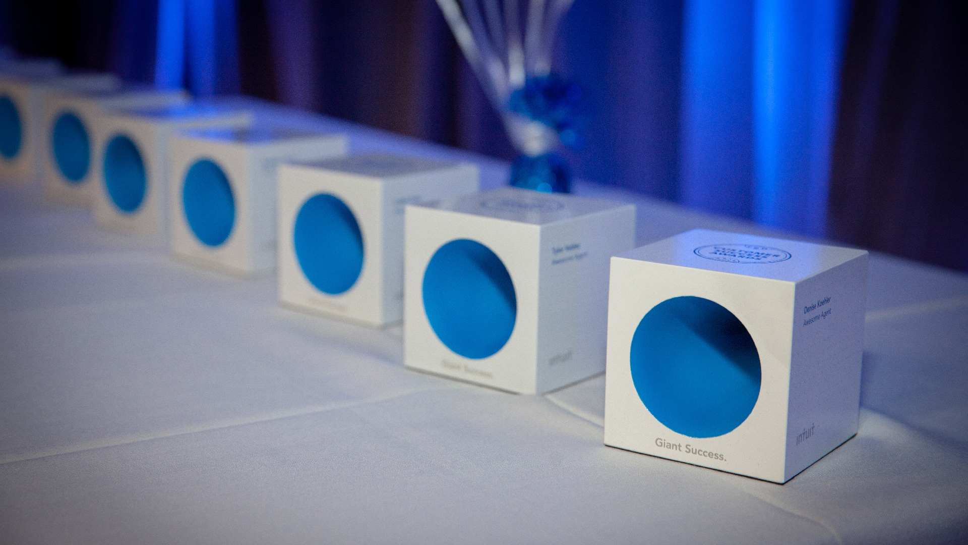 "Small Wins. Giant Success." Custom Awards