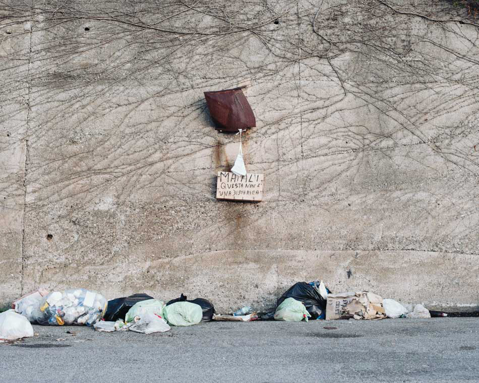 “Swines, this is not a landfill"