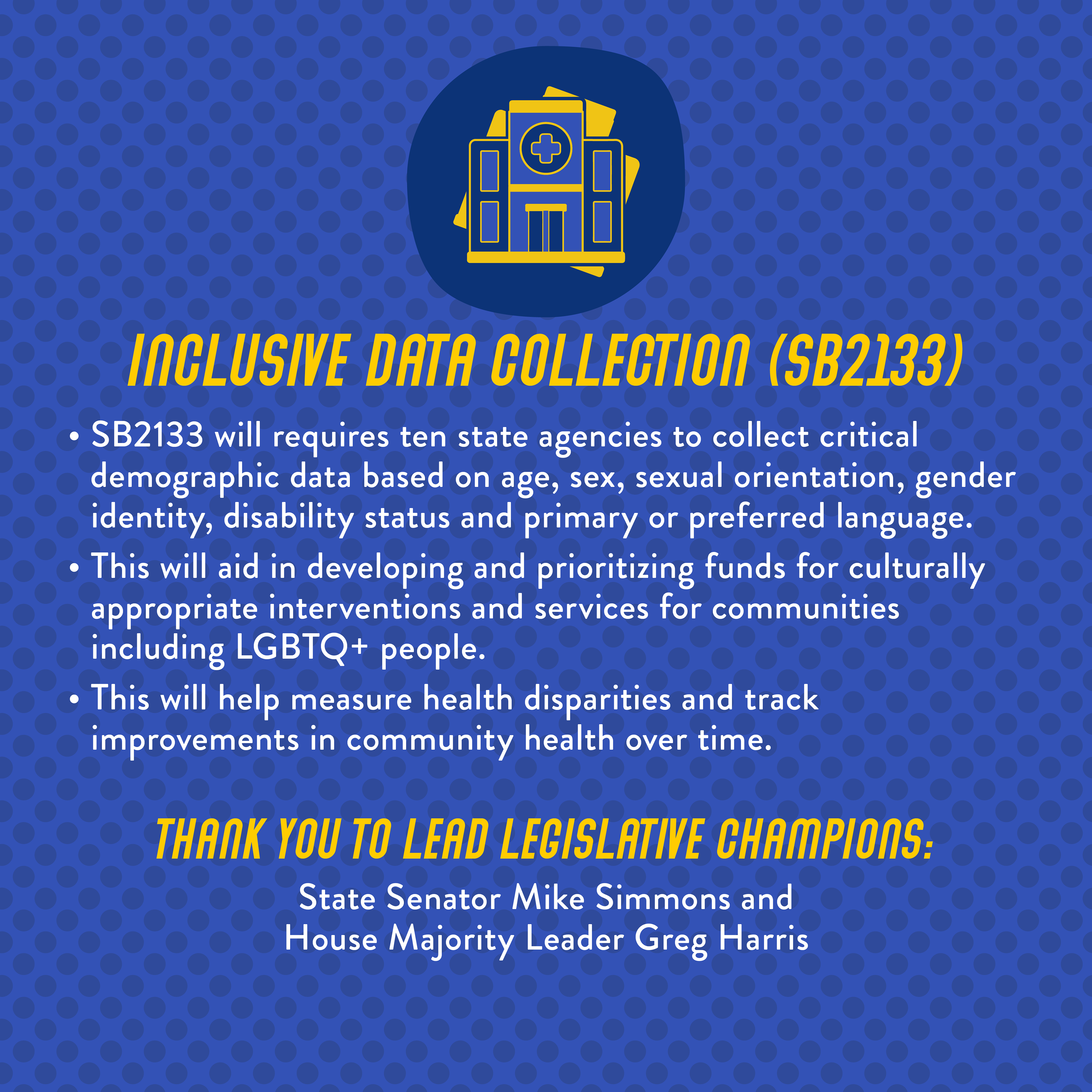 INCLUSIVE DATA COLLECTION (SB2133)