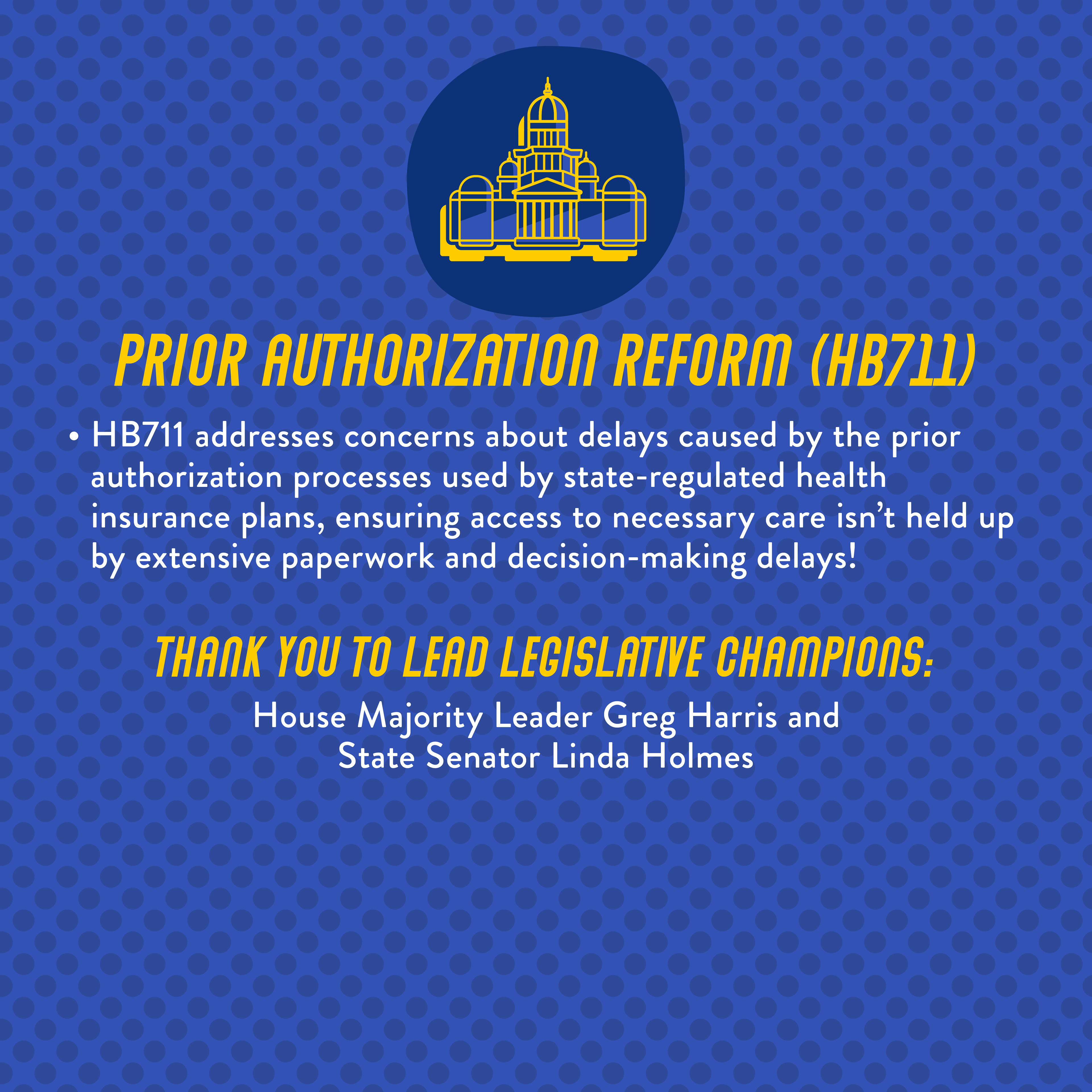 PRIOR AUTHORIZATION REFORM (HB711)