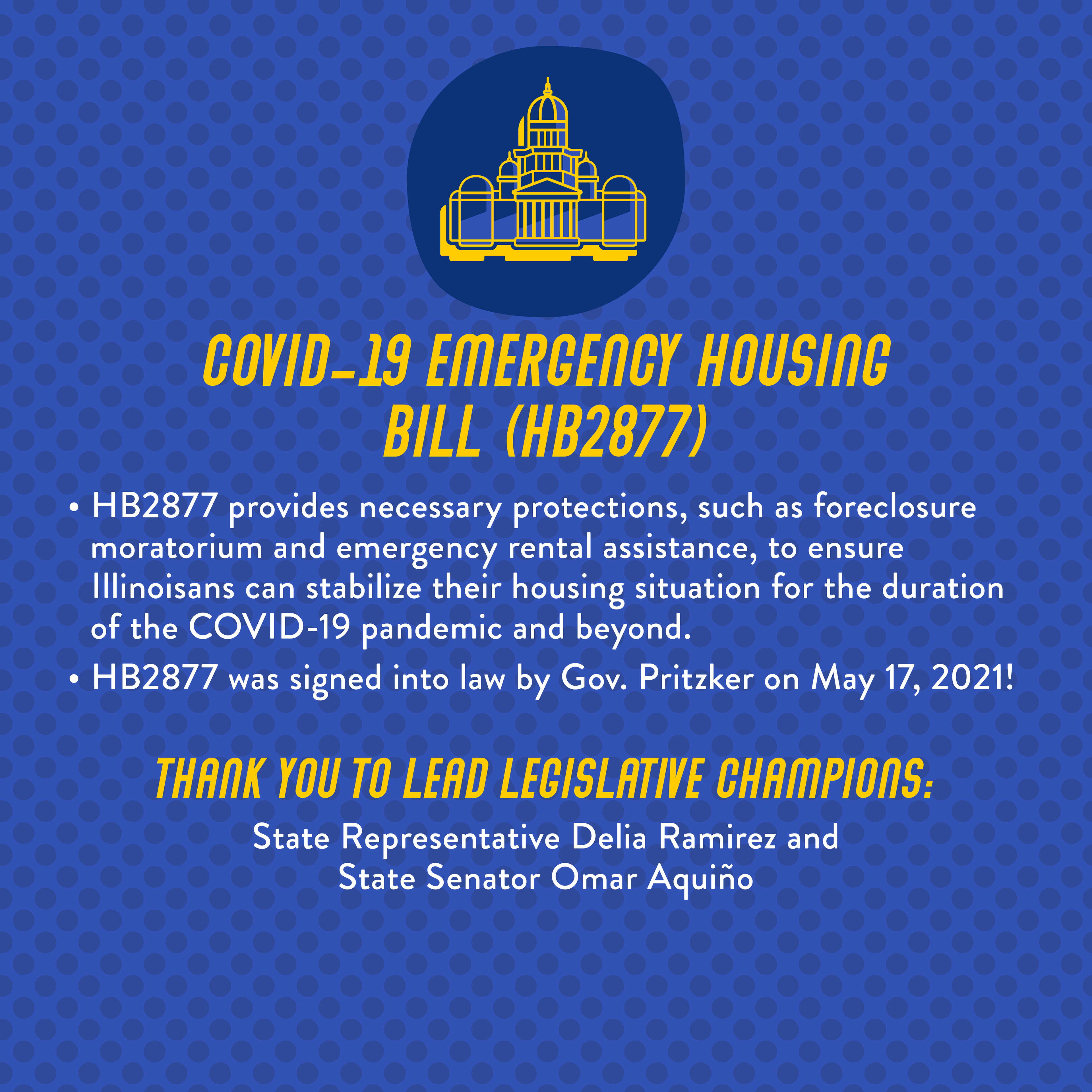 COVID-19 EMERGENCY HOUSING BILL (HB2877)
