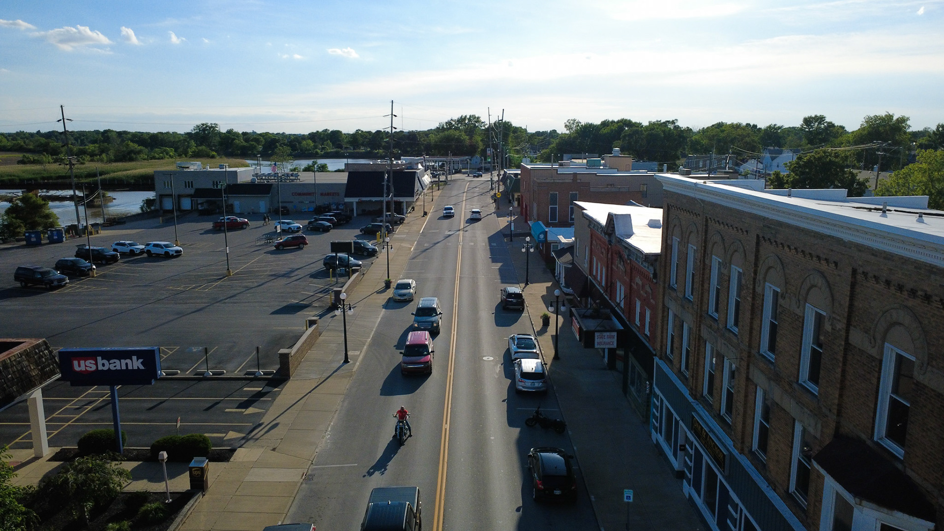 Oak Harbor Ohio From The West