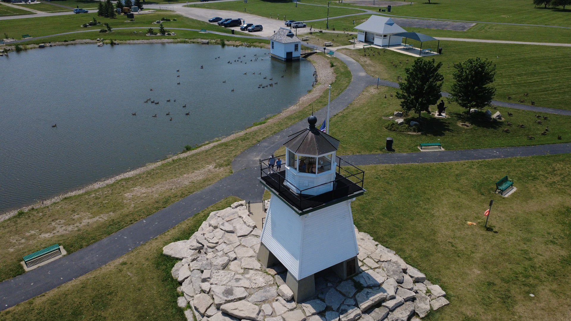 View of the Port Clinton Lighthouse. Source: Sky Cheezer Studios DBA Say Cheeze Inc.