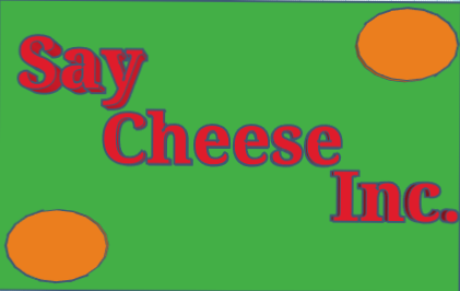 Logo of Say Cheeze Inc (C) 2019 William J. Giezie All Rights Resvered 