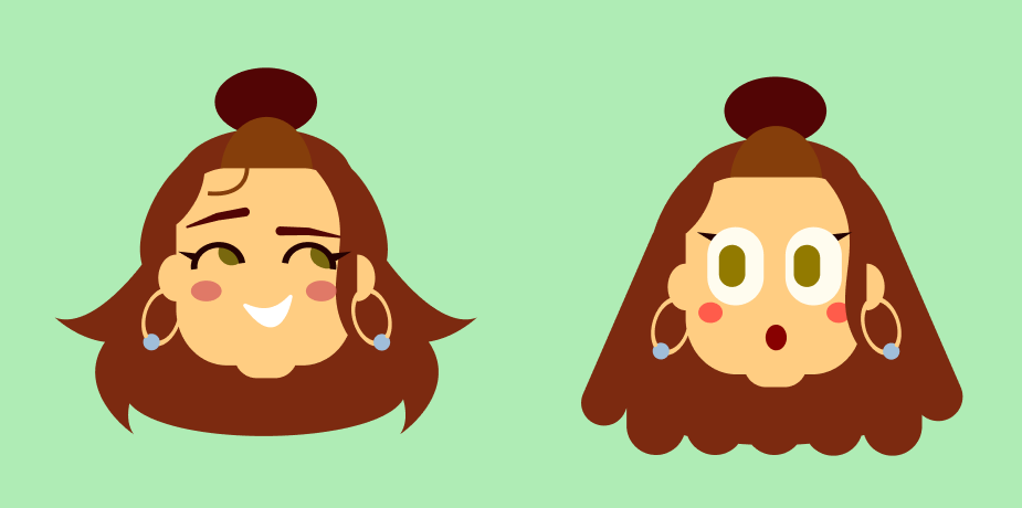 started learning all about figma and these were my first experiments! 