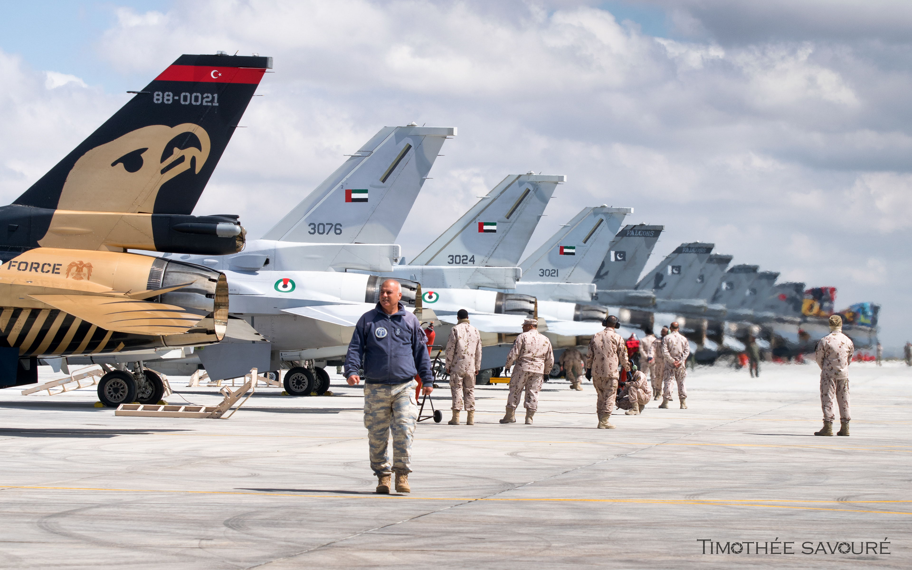 Anatolian Eagle 2023 Flightline F-16 UAE Air Force Pakistan
