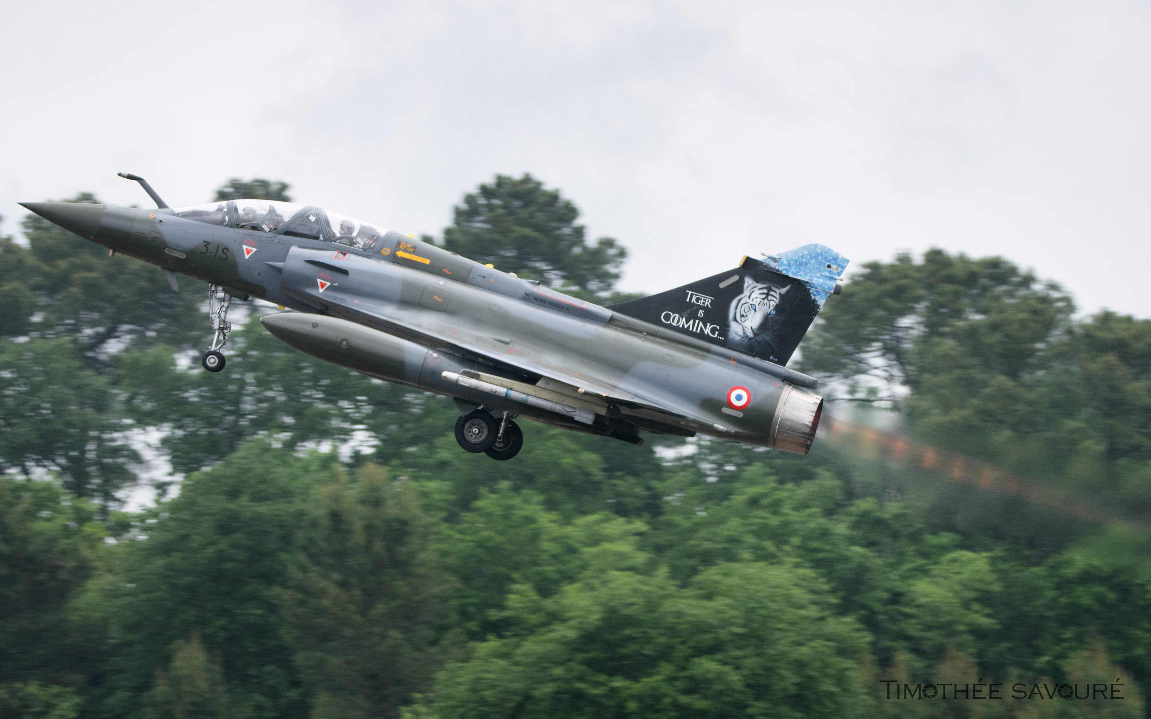 French Air Force Mirage 2000D take-off