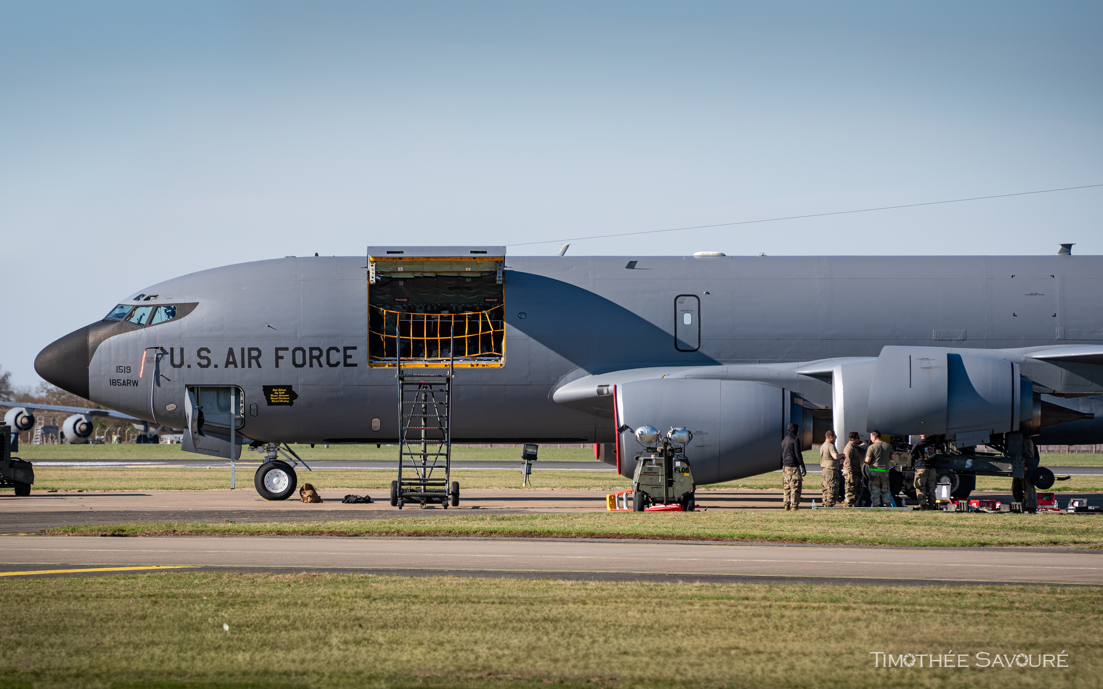 Day and night, maintainers keep the fleet of KC-135R ready for engagement
