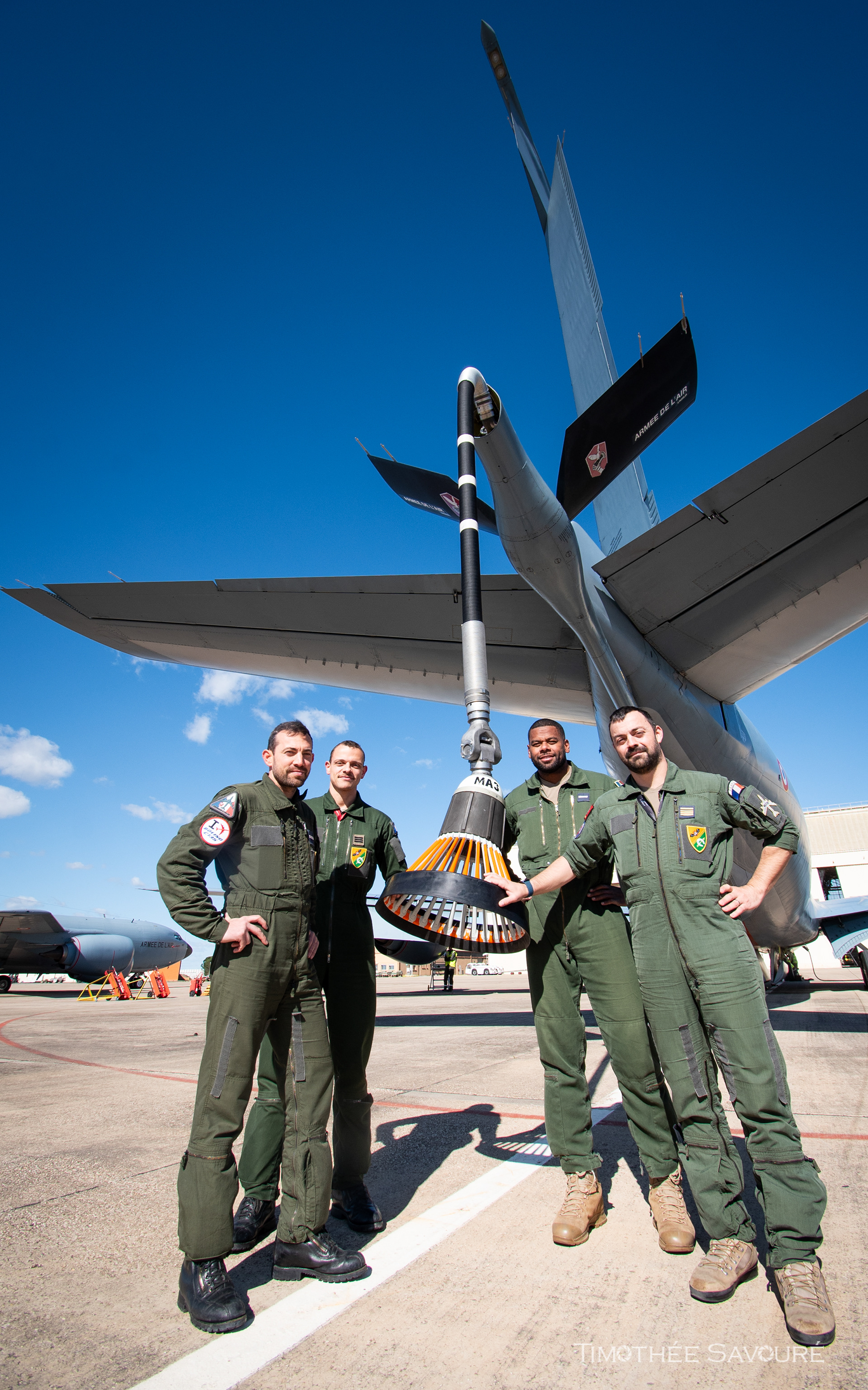 The ERV 4/31 Sologne crew of our flight