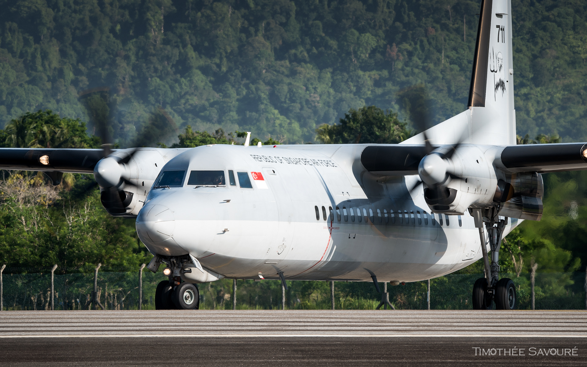 Republic of Singapore Air Force Fokker 50 | 711