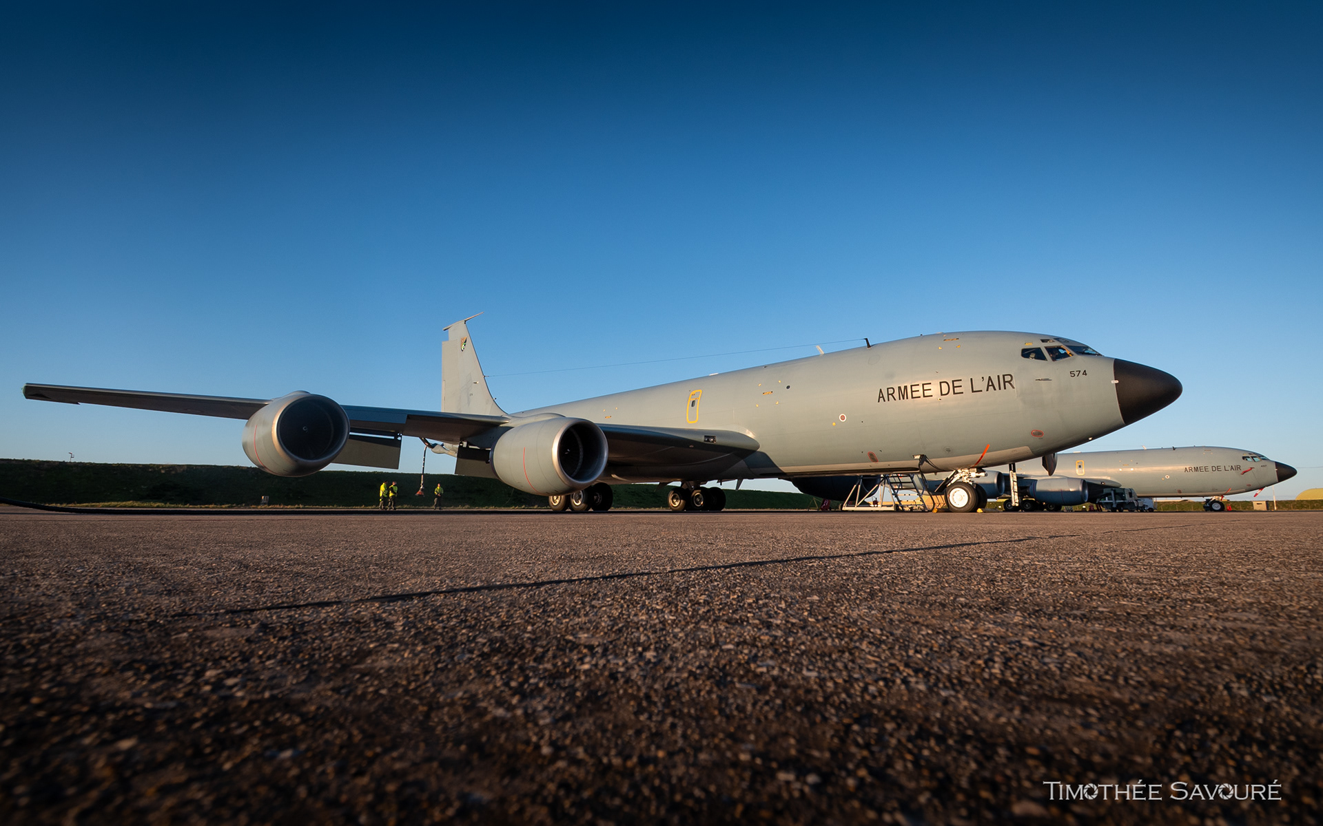 Armée de l'Air KC-135RG 574 & 497 on Istres Air Base apron