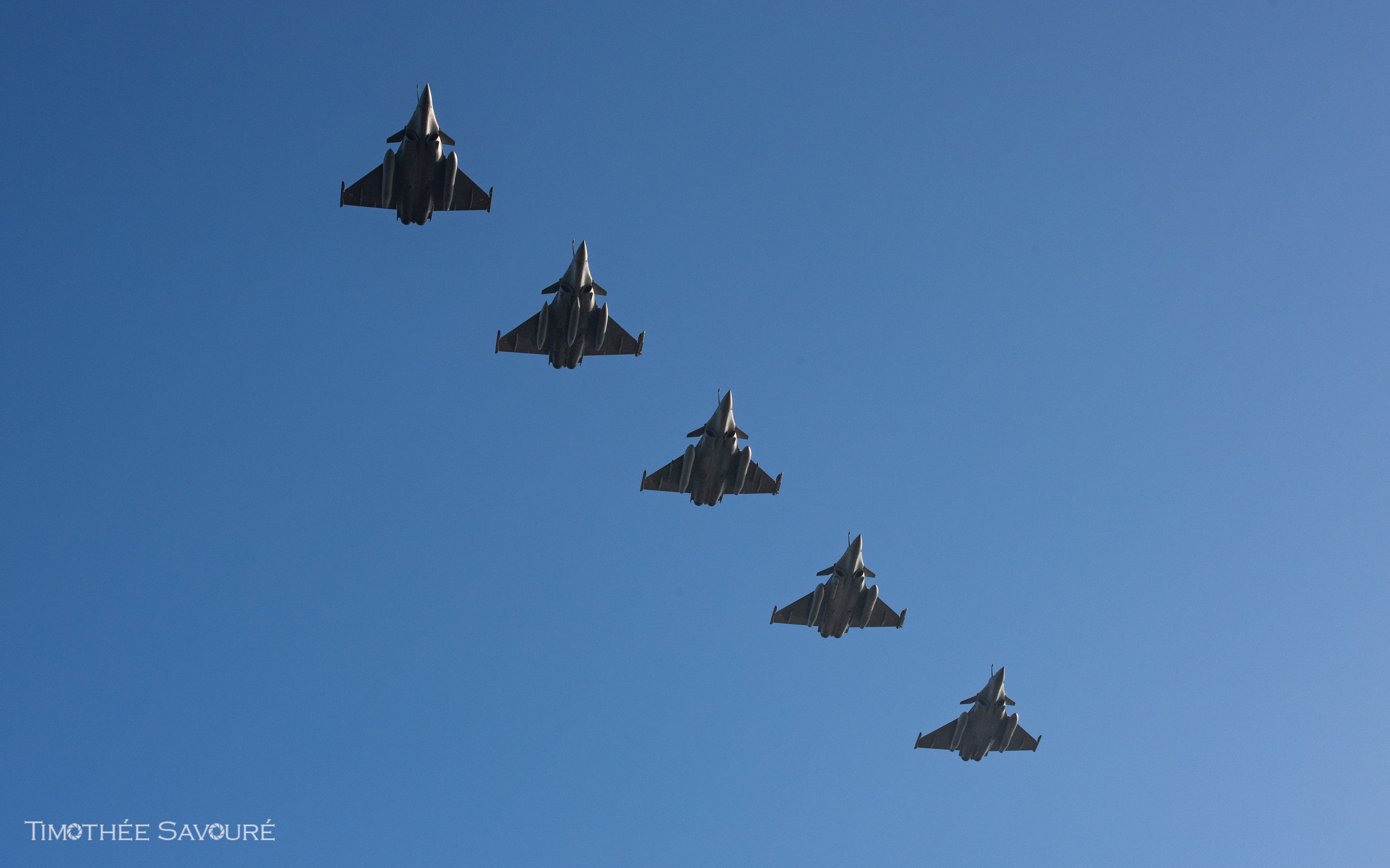 Tactical Break from 5x Rafale during GARUDA - BA118 Mont-de-Marsan