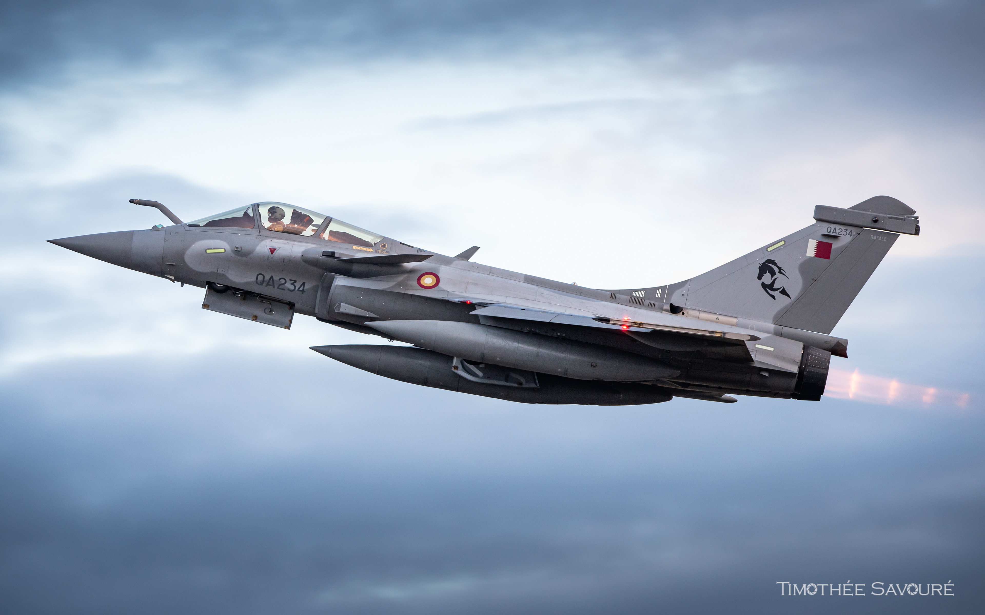 Qatar Emiri Air Force Dassault Rafale EQ | Flying Wing 6 | QA234