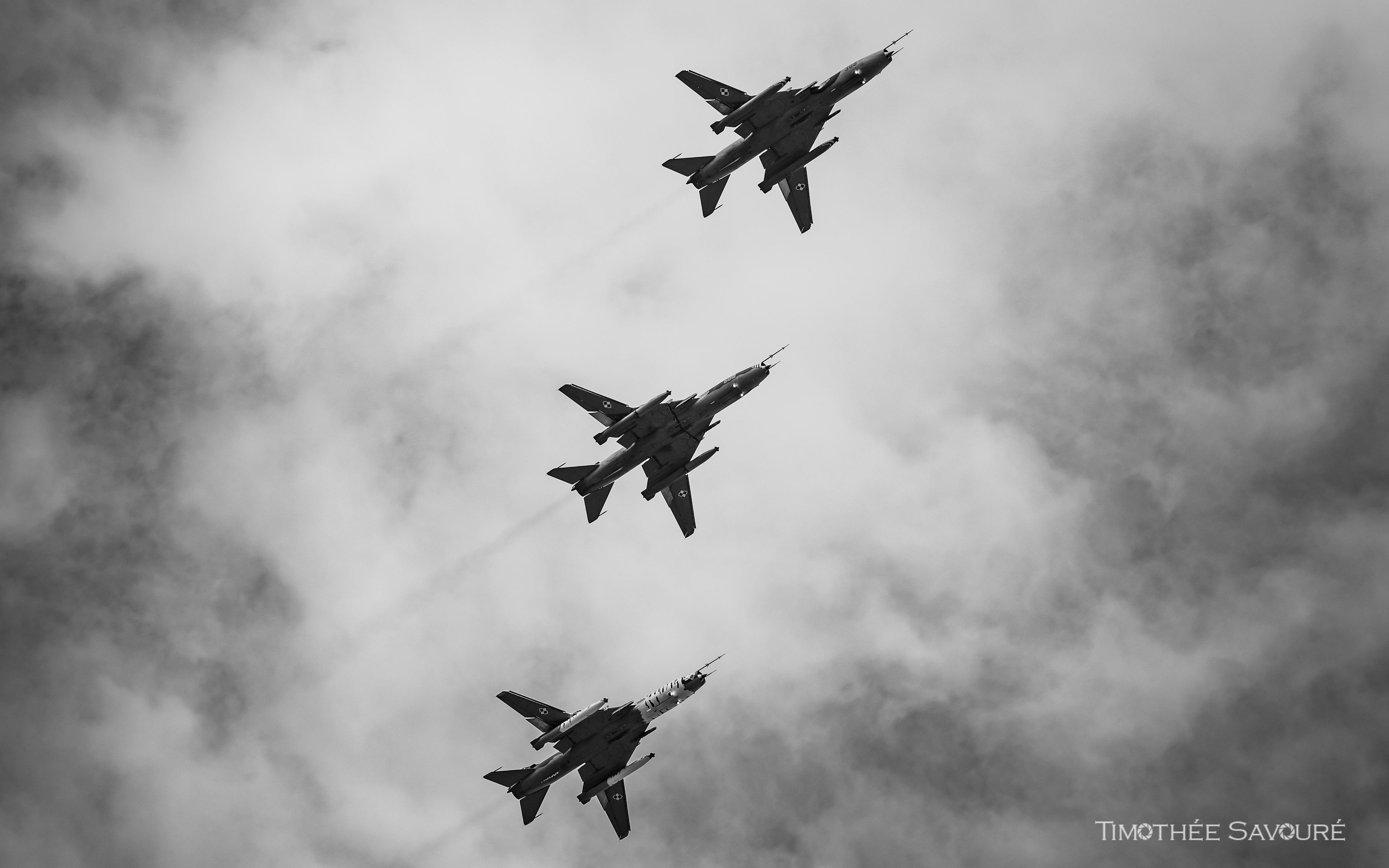 A trio of Fitters recovering in Miroslawiec after their last official flight