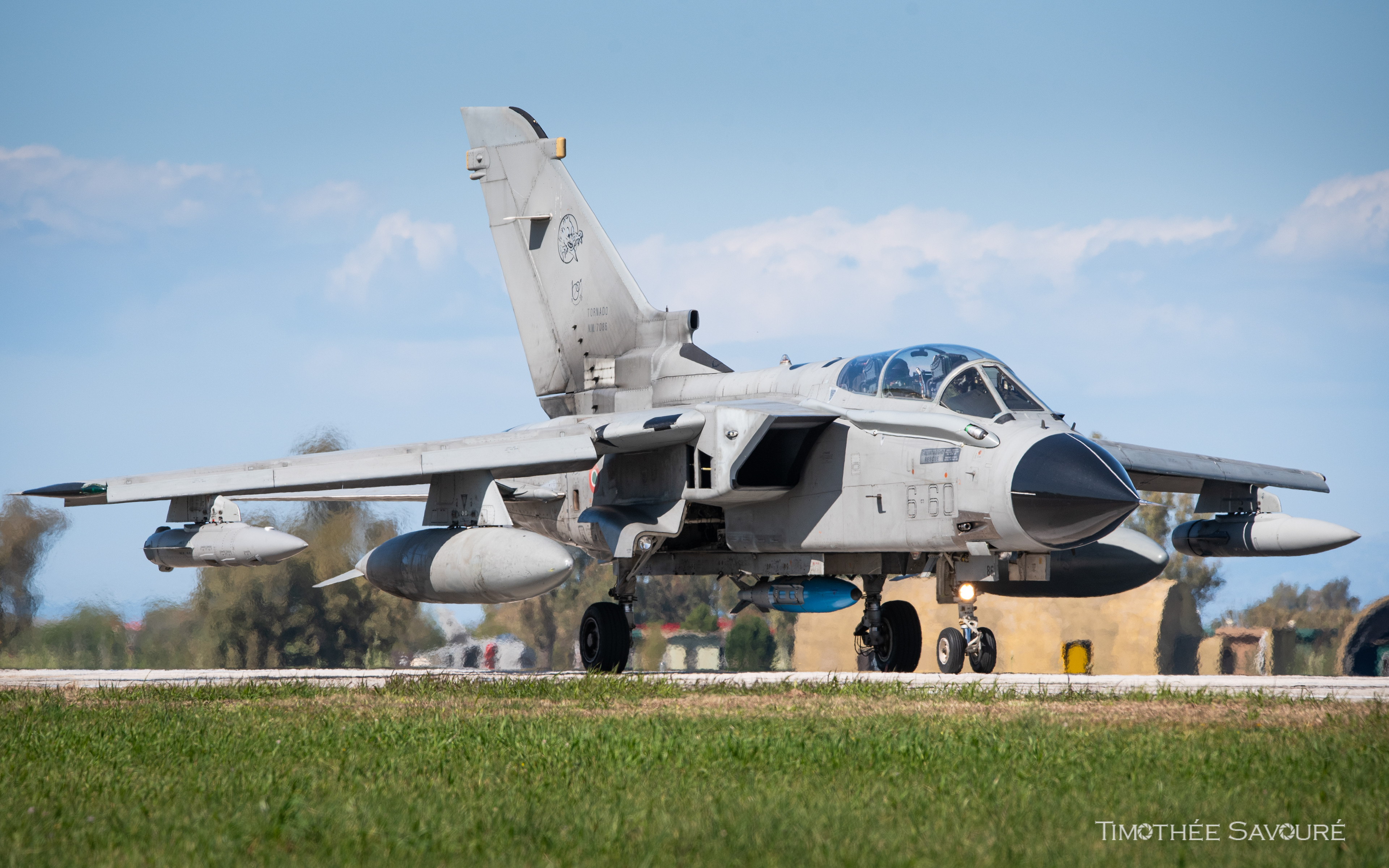 Aeronautica Militare (Italian Air Force) Panavia Tornado IDS taxiing in Andravida | MM.7086
