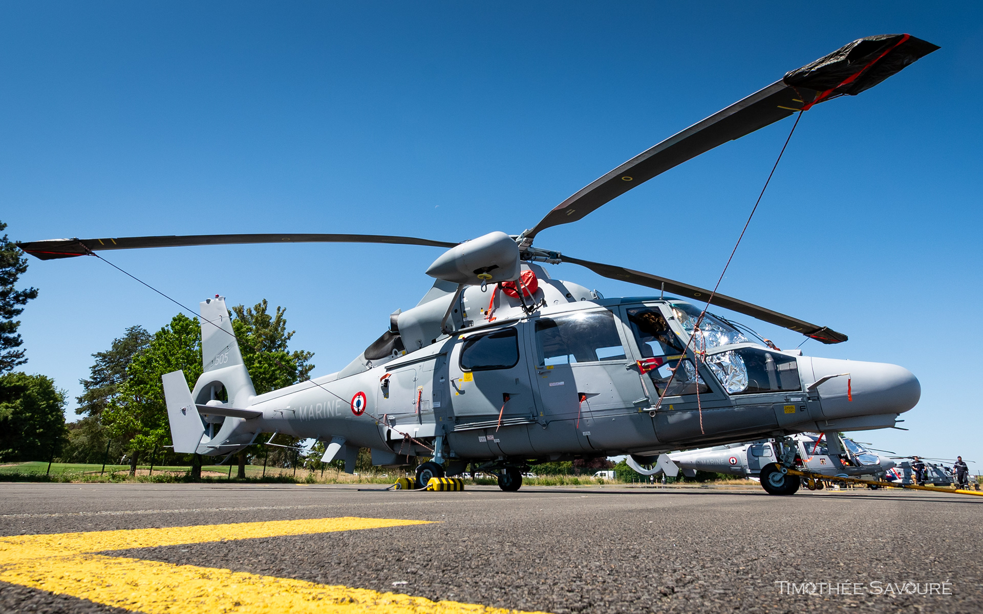 Marine Nationale Panther on the ground in Villacoublay